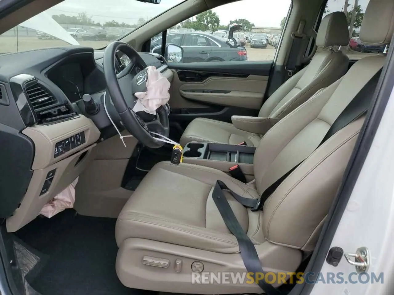 7 fotografías del automóvil dañado 5FNRL6H83NB041131 HONDA ODYSSEY 2022