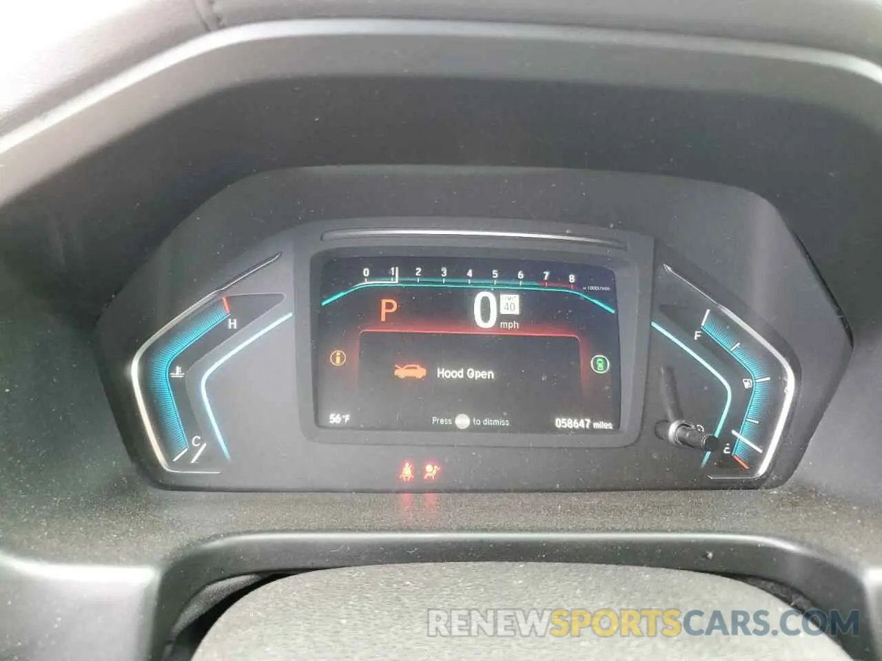9 fotografías del automóvil dañado 5FNRL6H83NB041131 HONDA ODYSSEY 2022