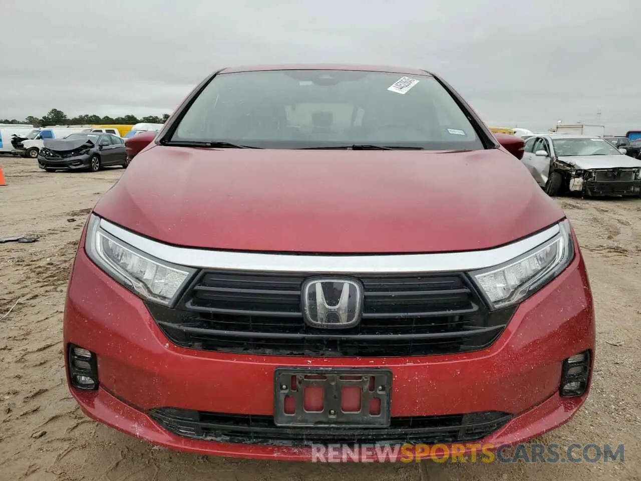 5 fotografías del automóvil dañado 5FNRL6H84NB025374 HONDA ODYSSEY 2022