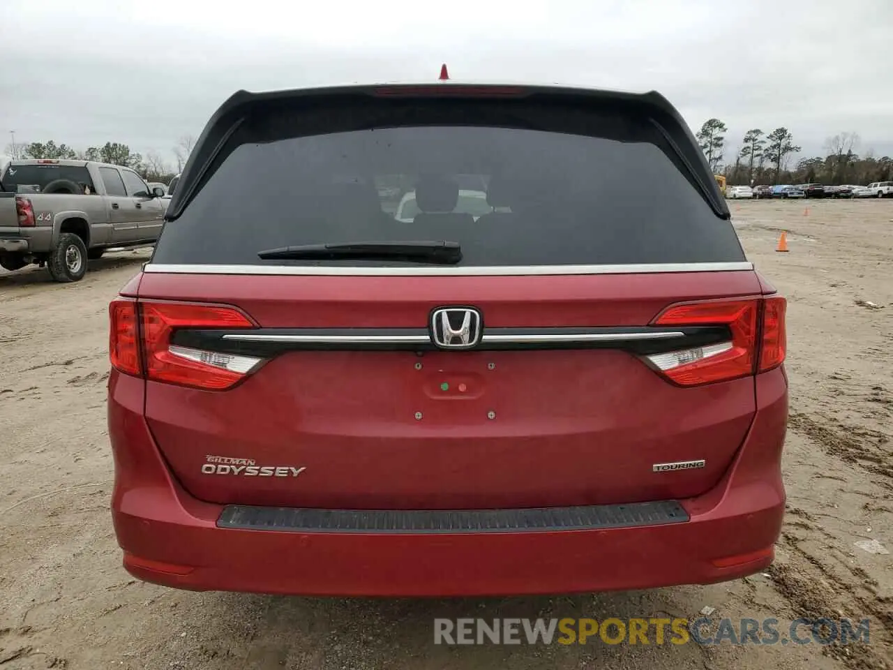 6 fotografías del automóvil dañado 5FNRL6H84NB025374 HONDA ODYSSEY 2022