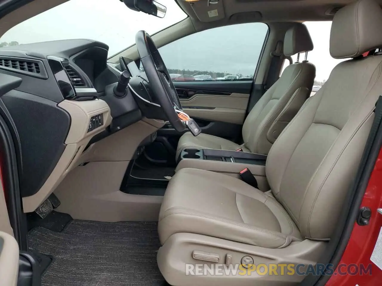 7 fotografías del automóvil dañado 5FNRL6H84NB025374 HONDA ODYSSEY 2022