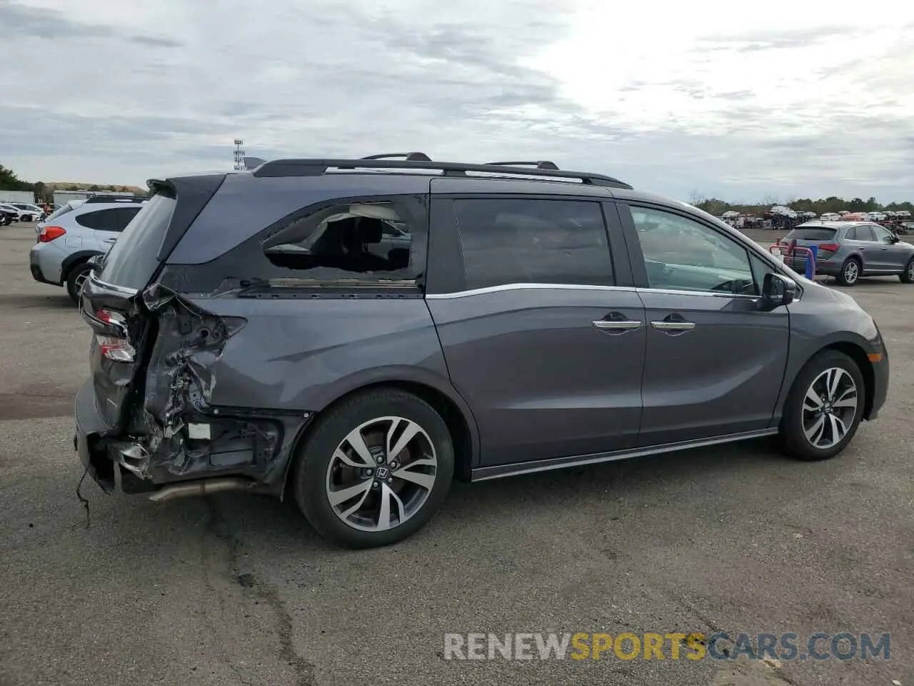 3 fotografías del automóvil dañado 5FNRL6H84NB052834 HONDA ODYSSEY 2022