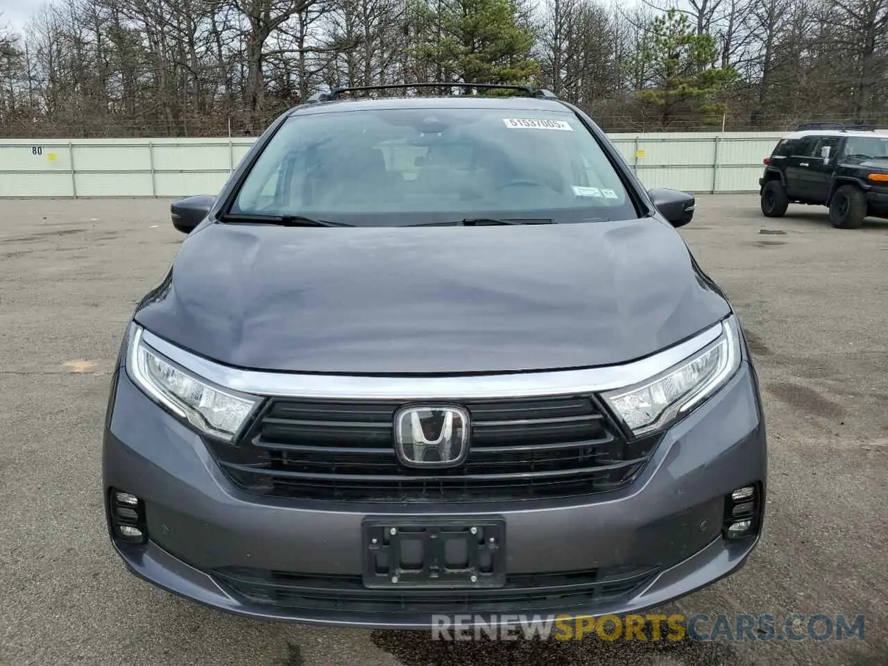 5 fotografías del automóvil dañado 5FNRL6H84NB052834 HONDA ODYSSEY 2022