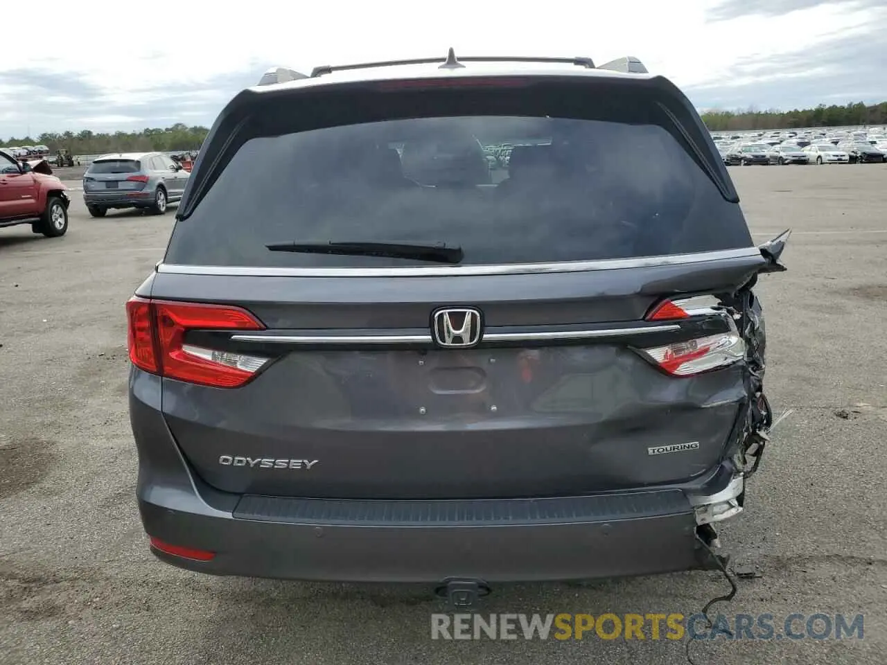 6 fotografías del automóvil dañado 5FNRL6H84NB052834 HONDA ODYSSEY 2022