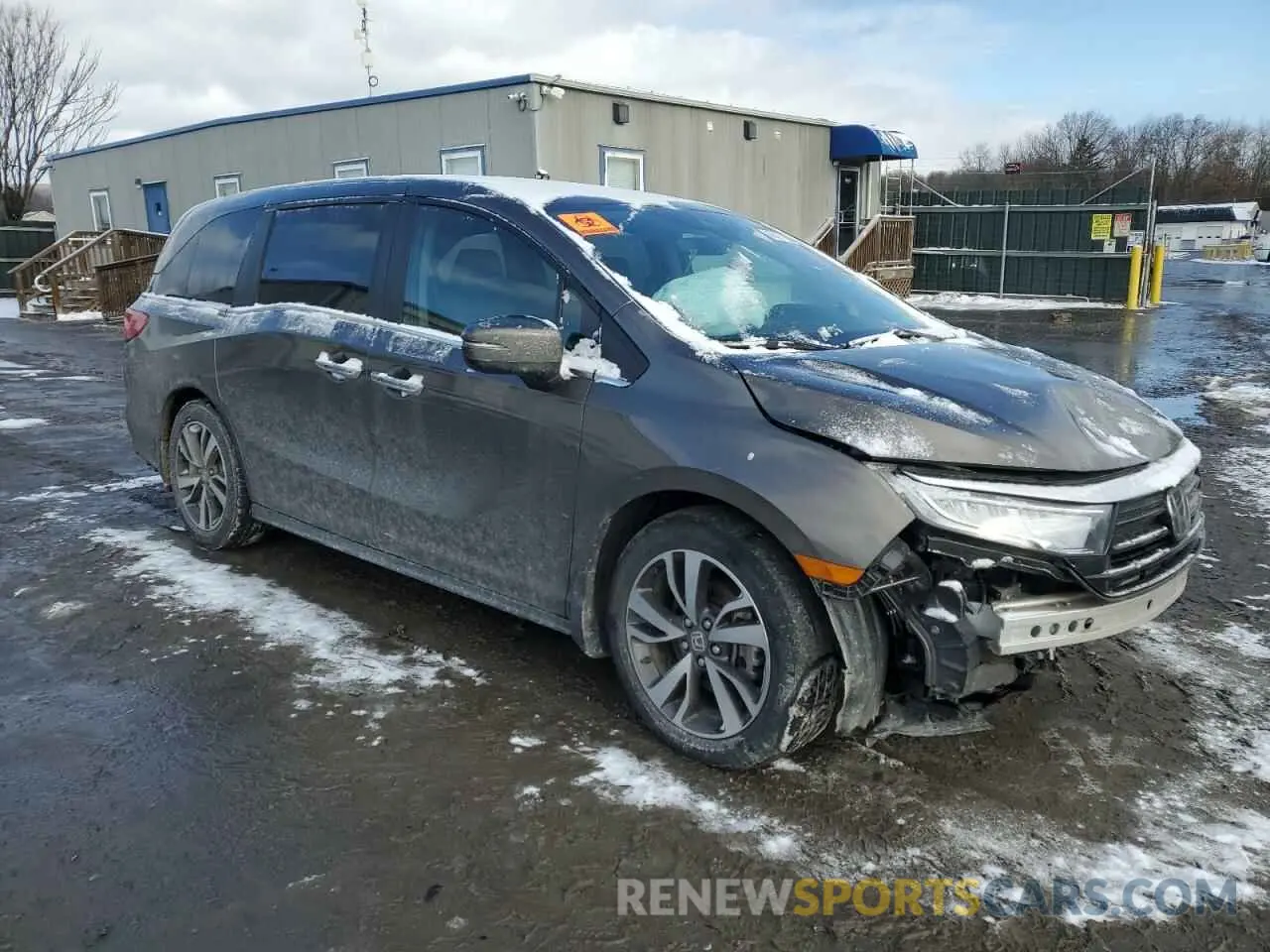 4 fotografías del automóvil dañado 5FNRL6H86NB000735 HONDA ODYSSEY 2022
