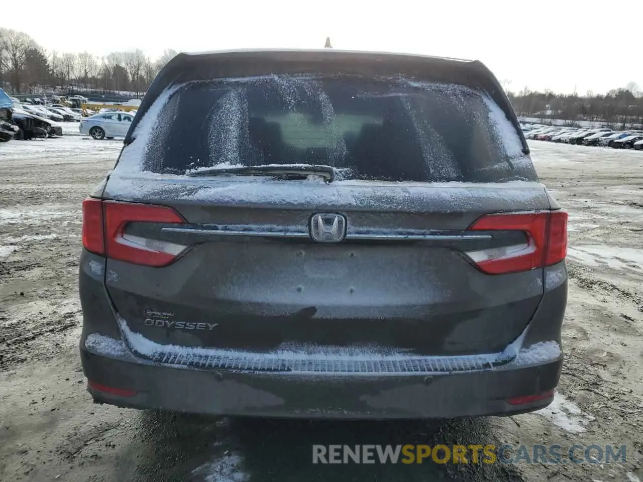 6 fotografías del automóvil dañado 5FNRL6H86NB000735 HONDA ODYSSEY 2022