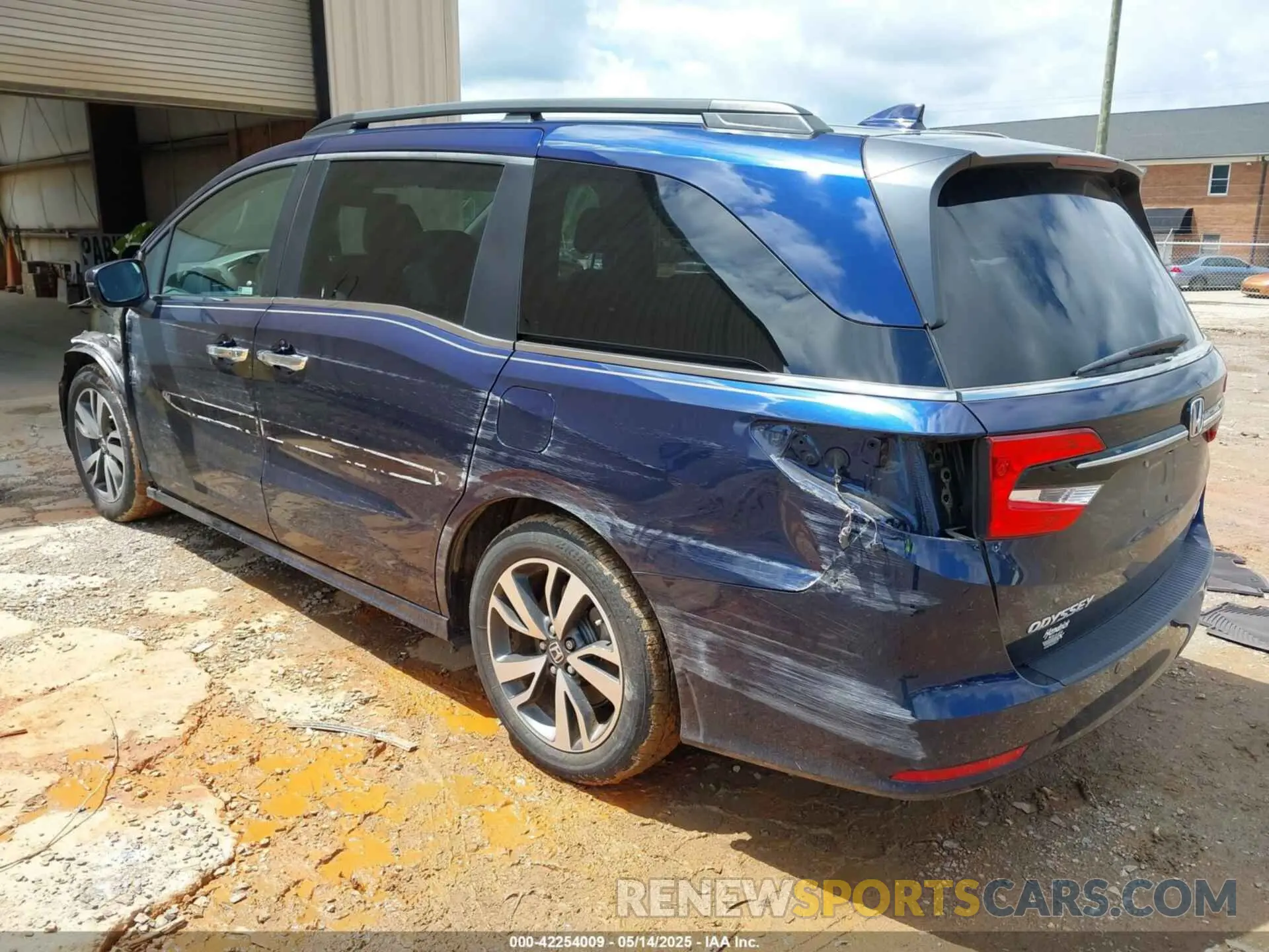 3 fotografías del automóvil dañado 5FNRL6H86NB004865 HONDA ODYSSEY 2022