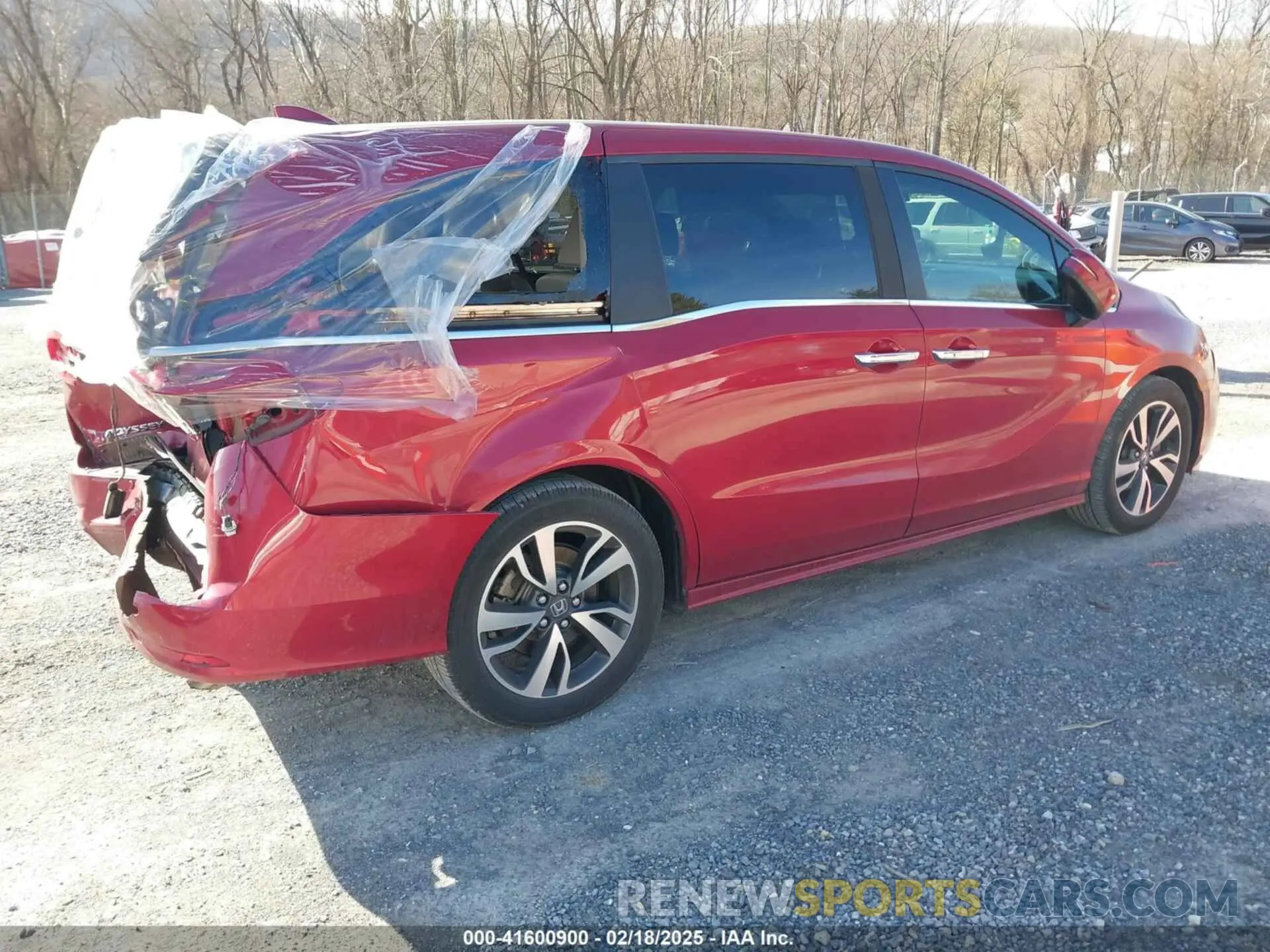 4 fotografías del automóvil dañado 5FNRL6H86NB022797 HONDA ODYSSEY 2022