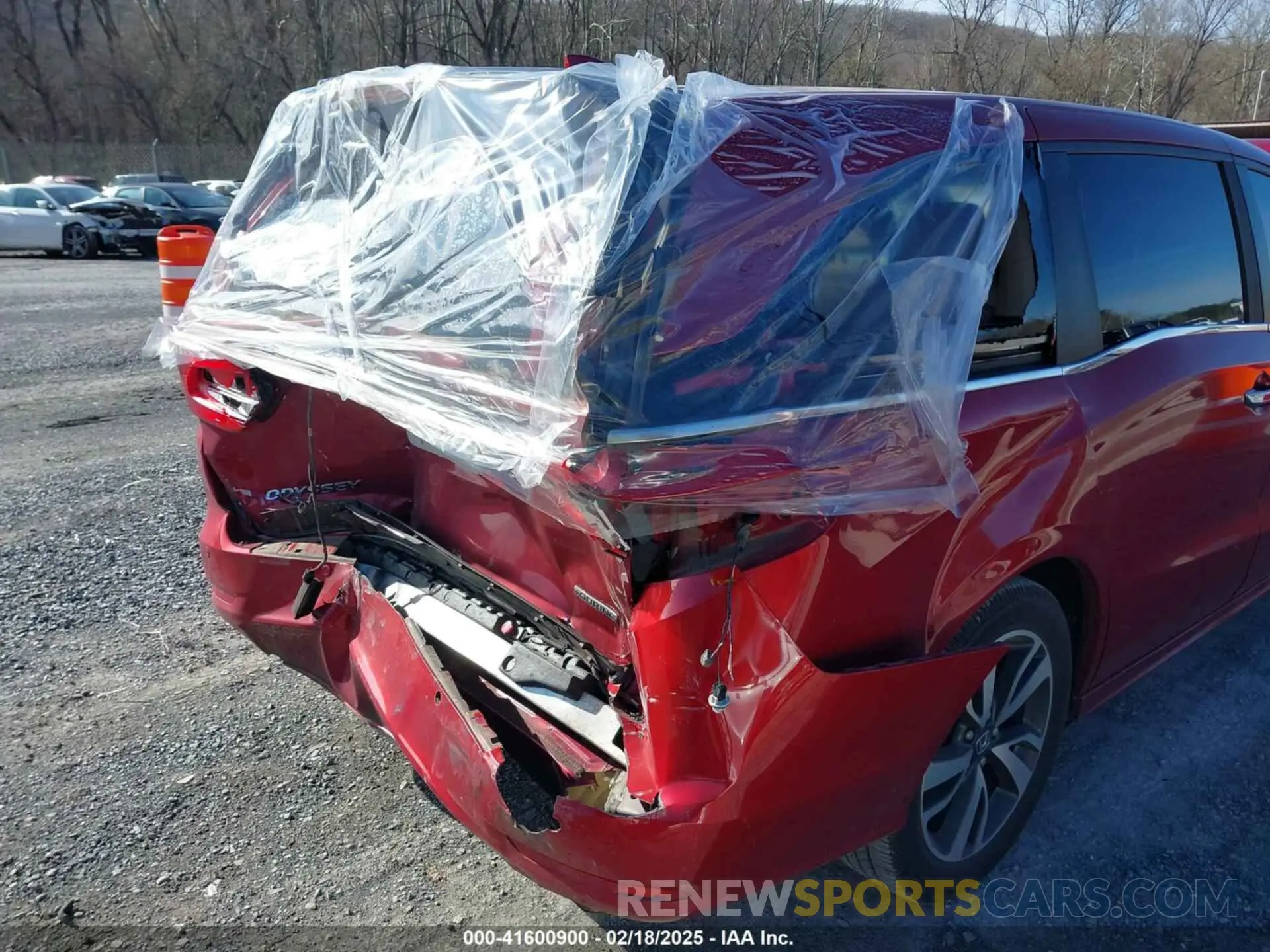 6 fotografías del automóvil dañado 5FNRL6H86NB022797 HONDA ODYSSEY 2022