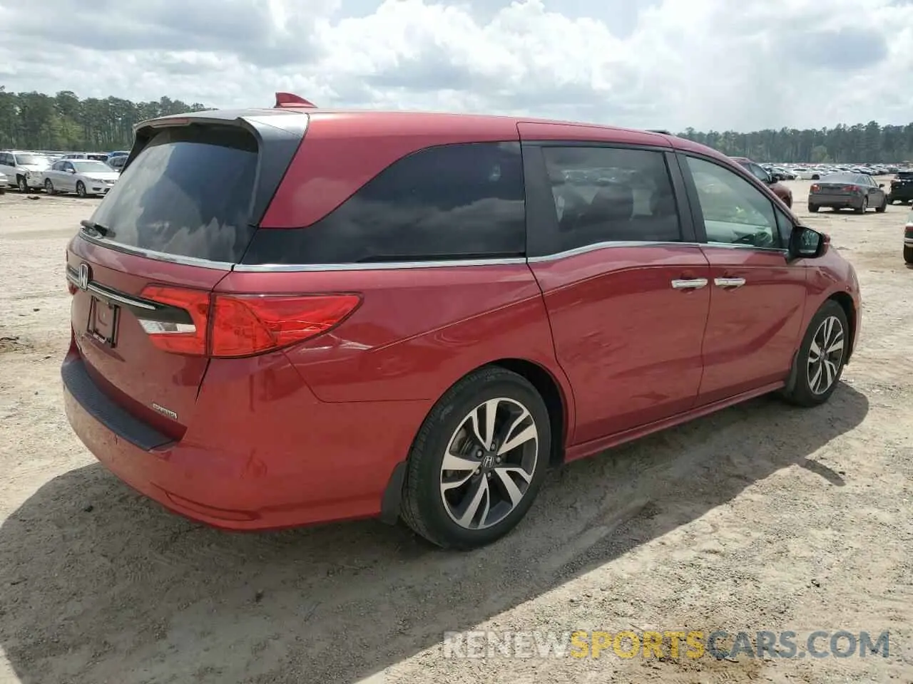 3 fotografías del automóvil dañado 5FNRL6H88NB001837 HONDA ODYSSEY 2022