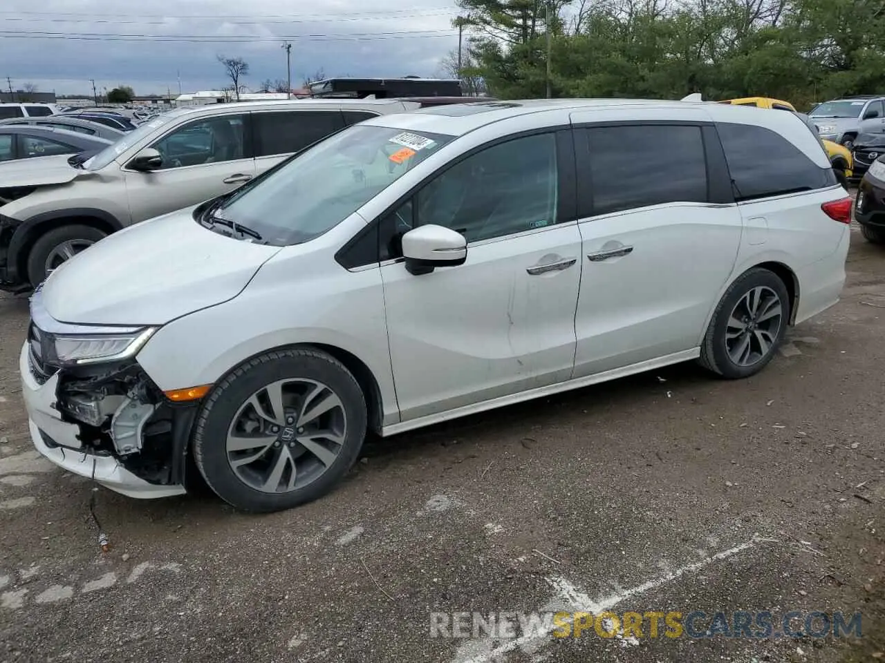 1 fotografías del automóvil dañado 5FNRL6H89NB039089 HONDA ODYSSEY 2022