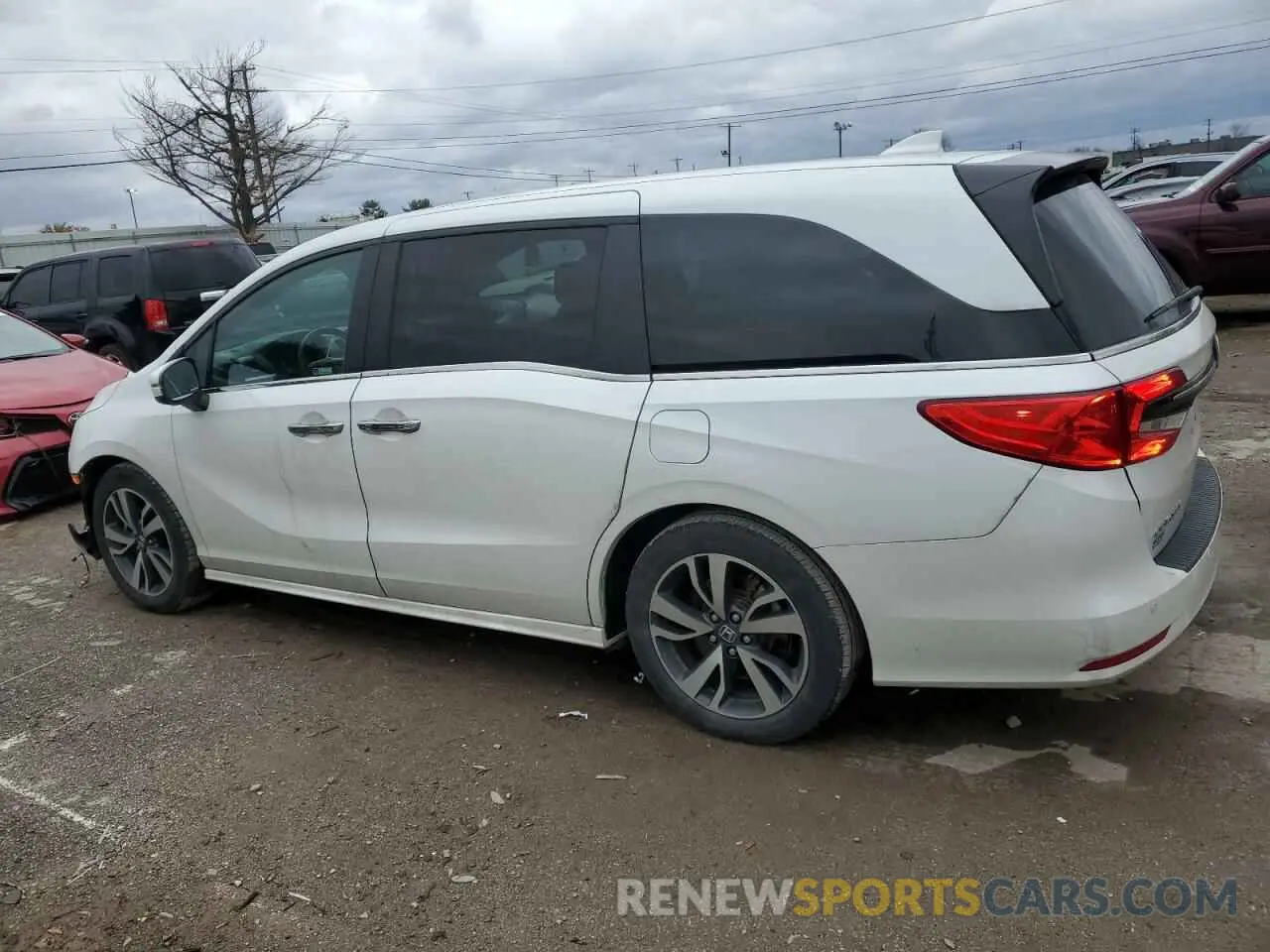 2 fotografías del automóvil dañado 5FNRL6H89NB039089 HONDA ODYSSEY 2022