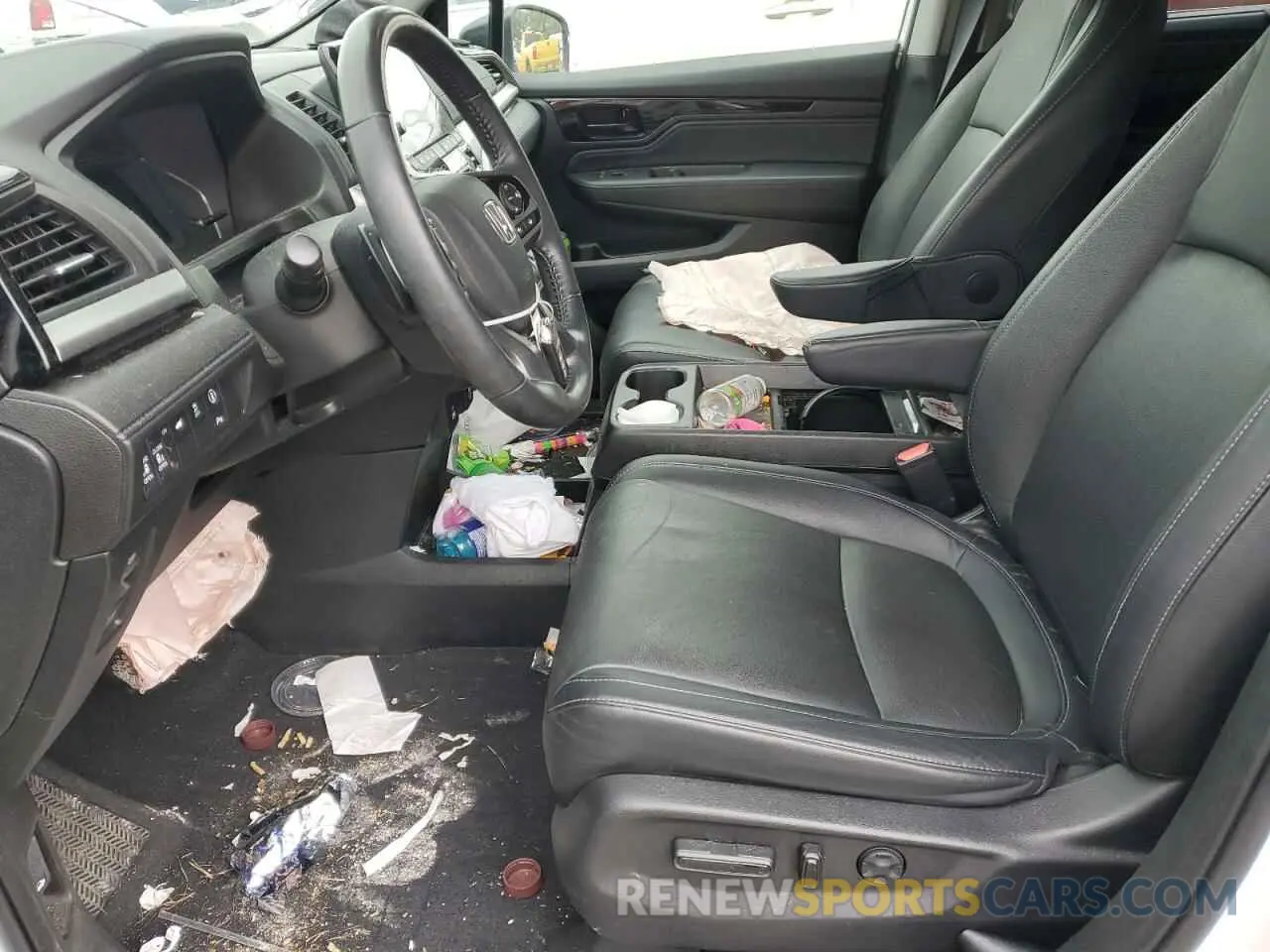 7 fotografías del automóvil dañado 5FNRL6H89NB039089 HONDA ODYSSEY 2022