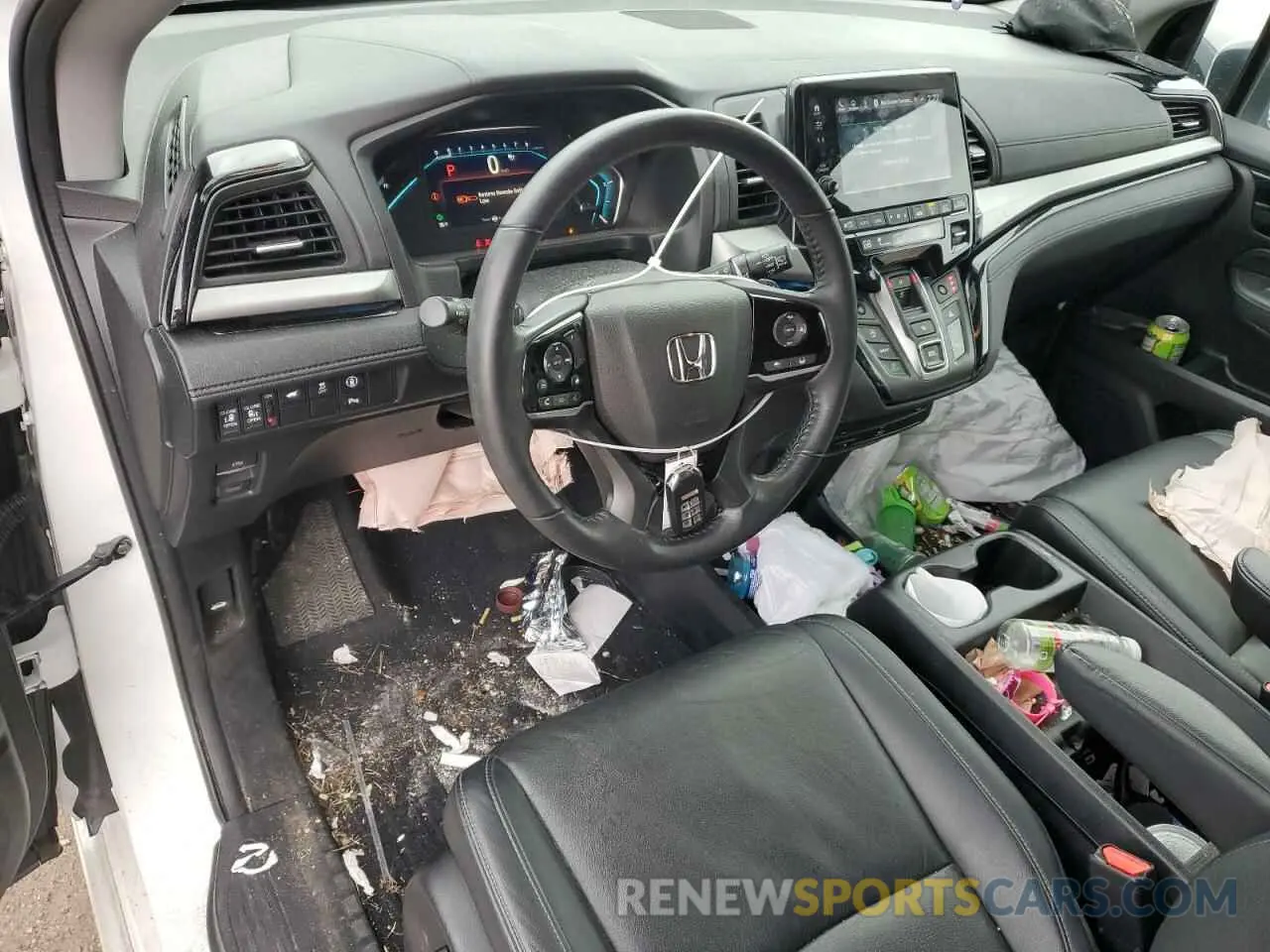 8 fotografías del automóvil dañado 5FNRL6H89NB039089 HONDA ODYSSEY 2022