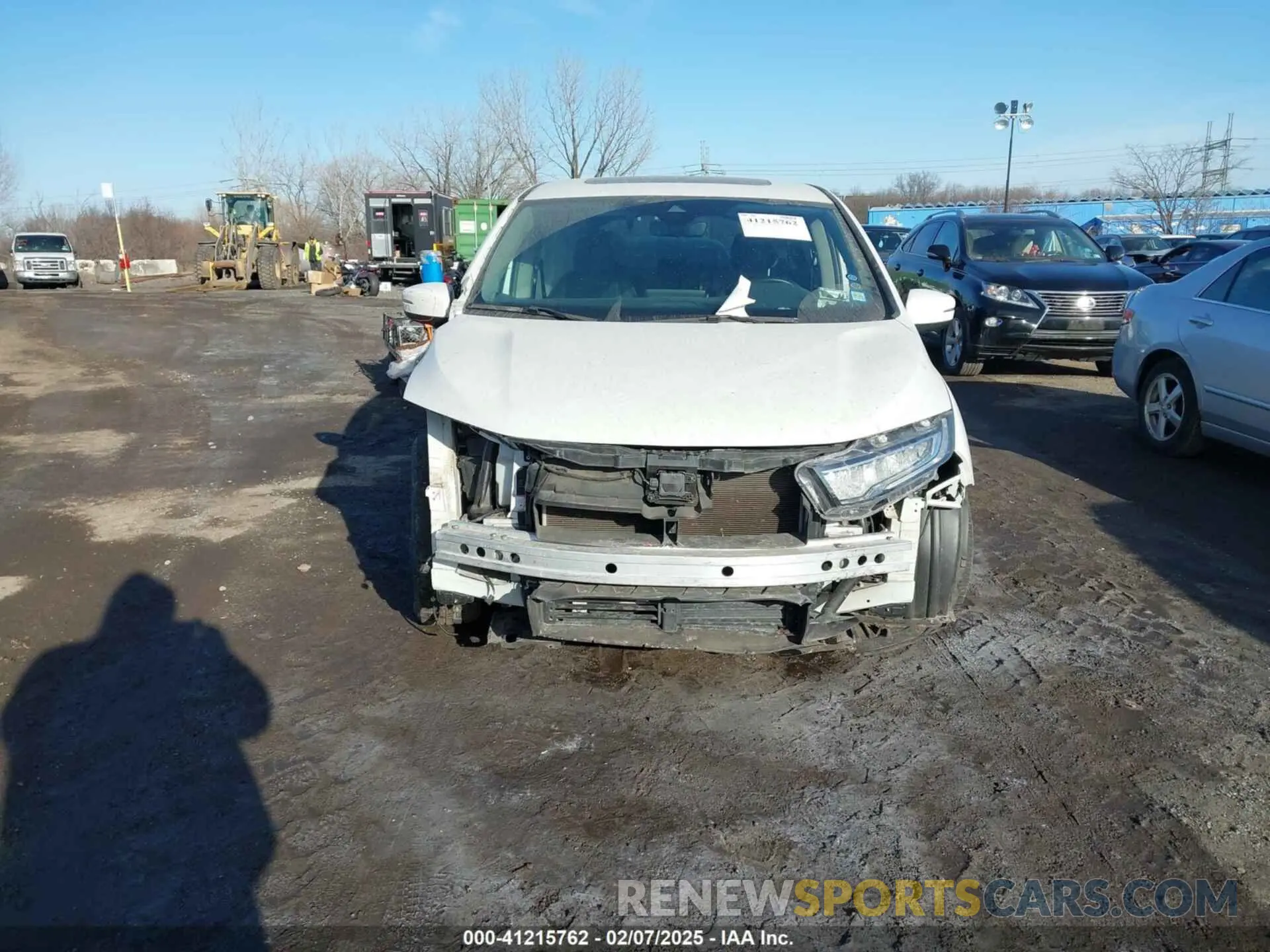 12 fotografías del automóvil dañado 5FNRL6H89NB056409 HONDA ODYSSEY 2022