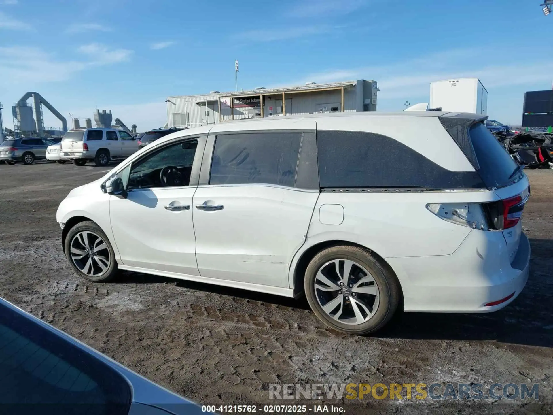 14 fotografías del automóvil dañado 5FNRL6H89NB056409 HONDA ODYSSEY 2022