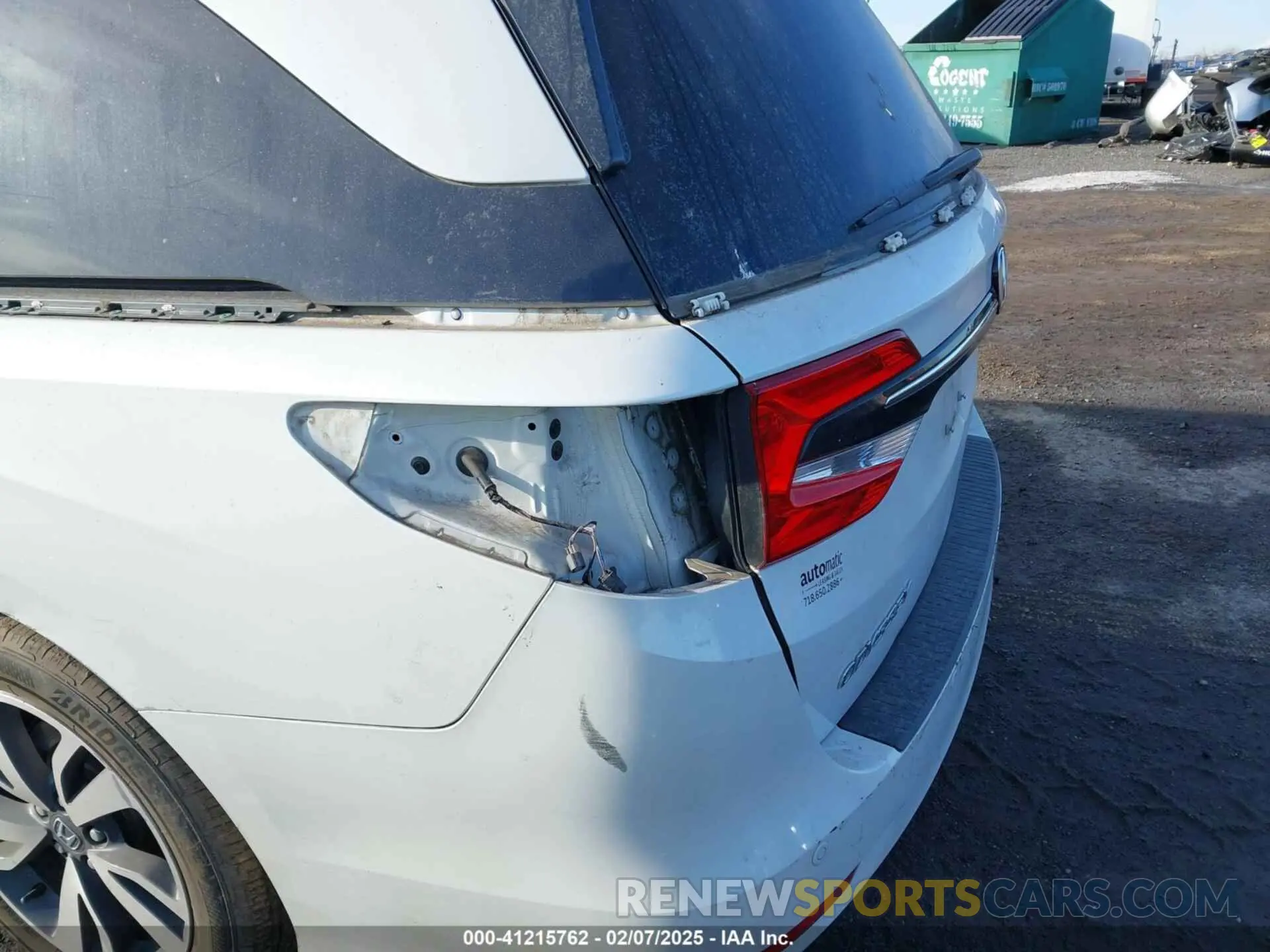 20 fotografías del automóvil dañado 5FNRL6H89NB056409 HONDA ODYSSEY 2022