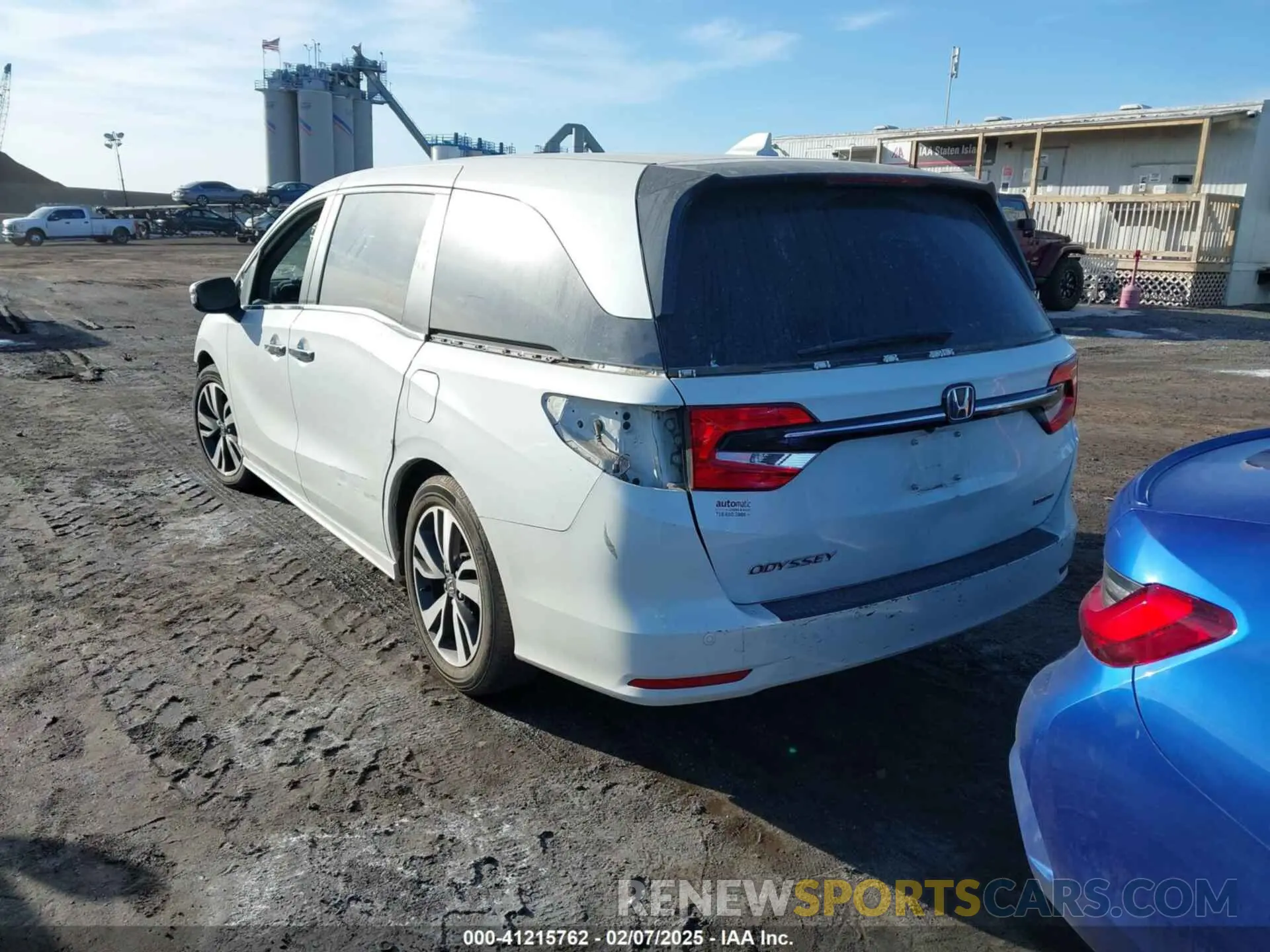 3 fotografías del automóvil dañado 5FNRL6H89NB056409 HONDA ODYSSEY 2022