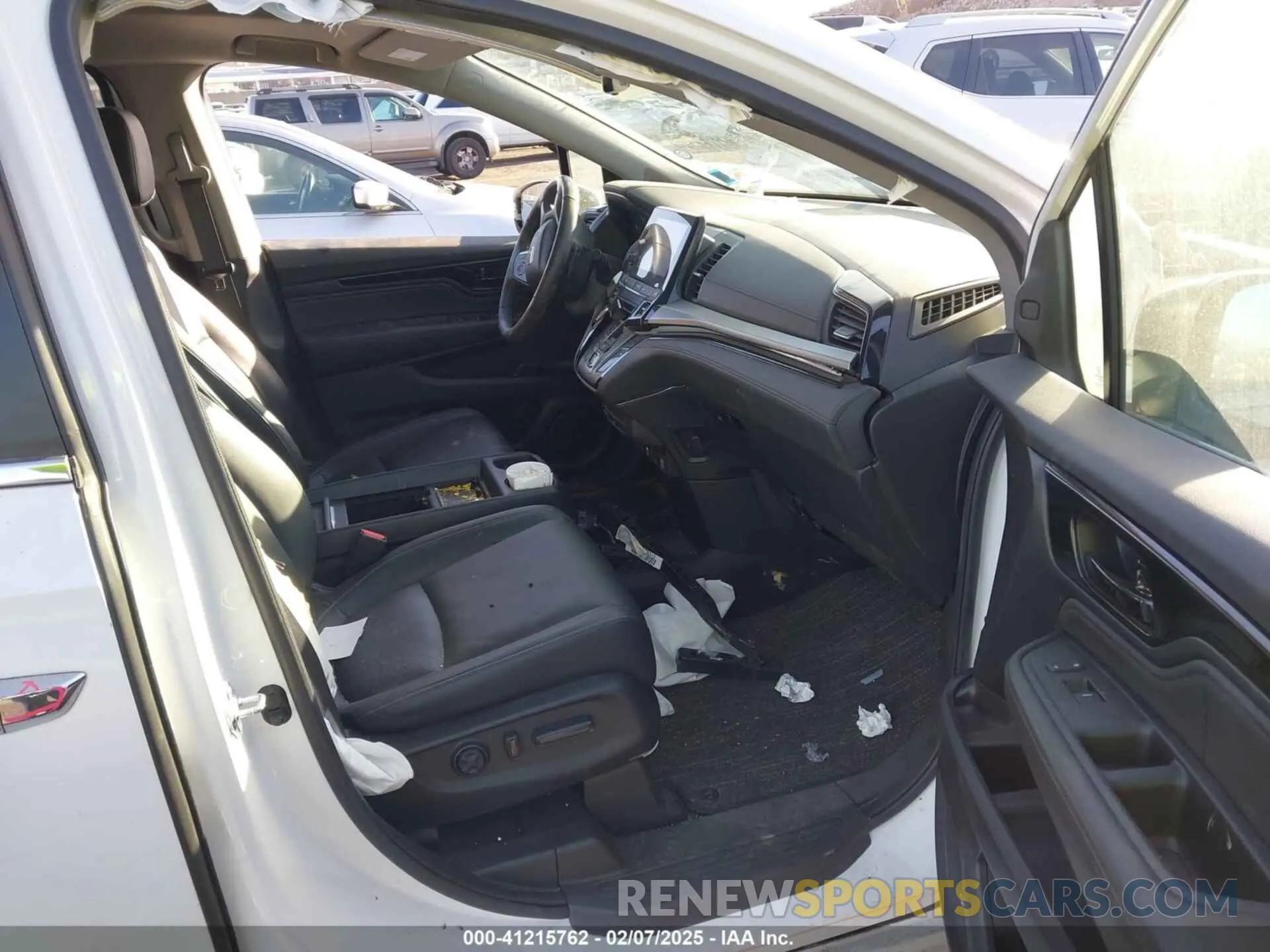 5 fotografías del automóvil dañado 5FNRL6H89NB056409 HONDA ODYSSEY 2022