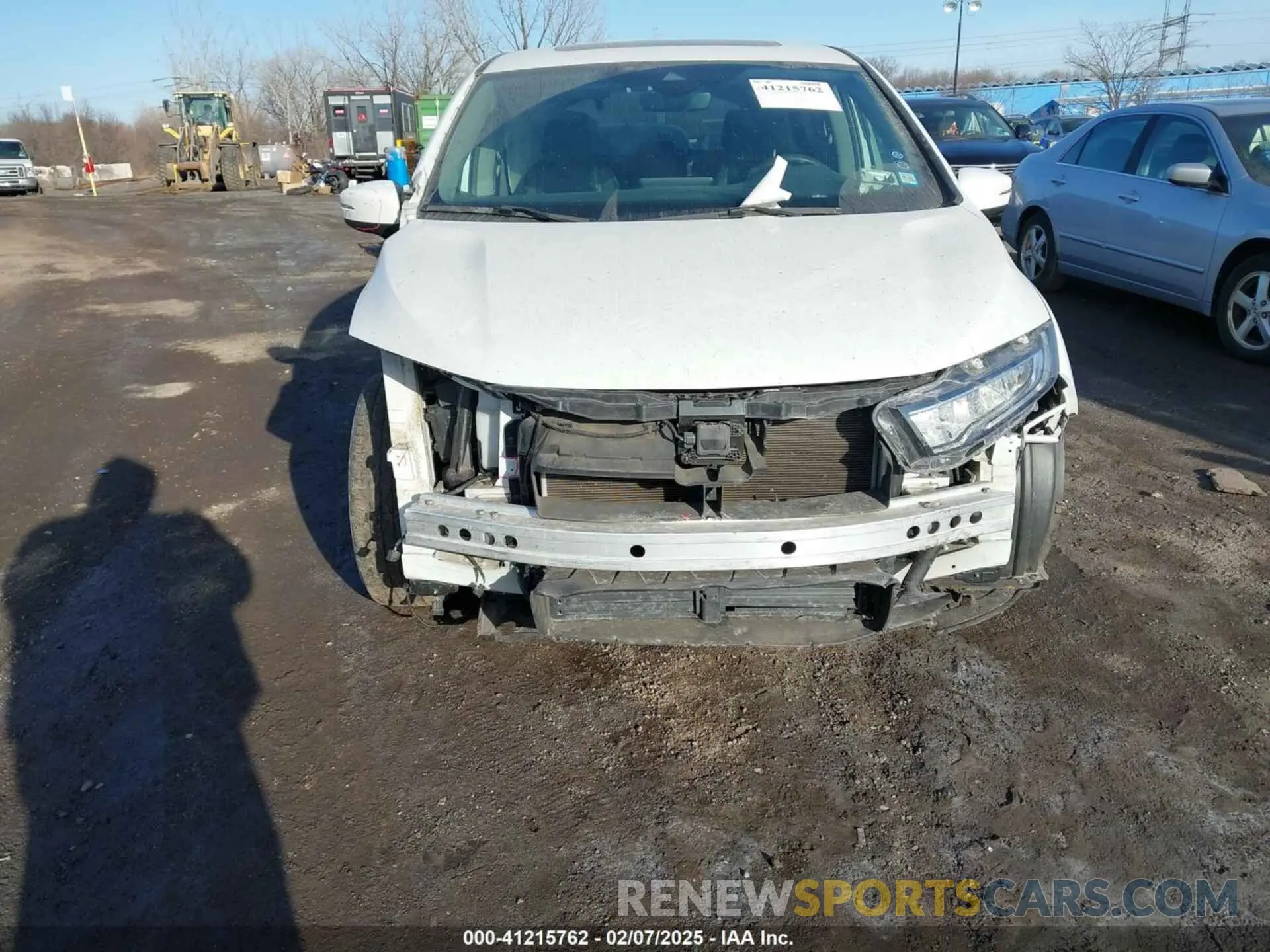 6 fotografías del automóvil dañado 5FNRL6H89NB056409 HONDA ODYSSEY 2022