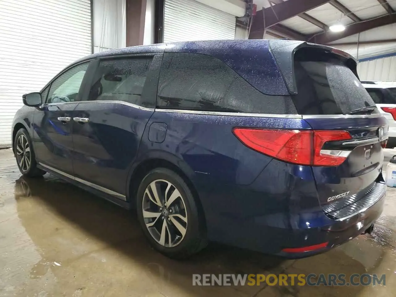 2 fotografías del automóvil dañado 5FNRL6H8XNB037772 HONDA ODYSSEY 2022