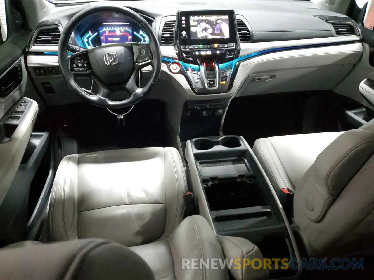 8 fotografías del automóvil dañado 5FNRL6H8XNB037772 HONDA ODYSSEY 2022
