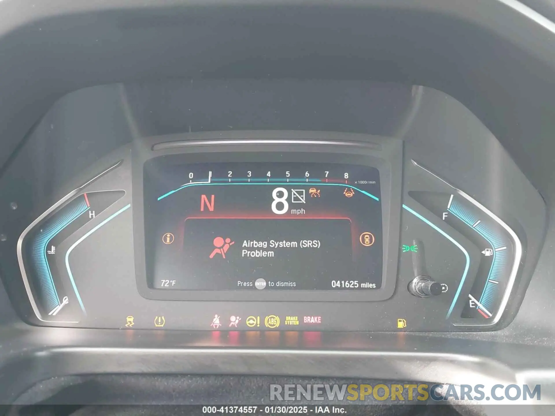 7 fotografías del automóvil dañado 5FNRL6H92NB056762 HONDA ODYSSEY 2022