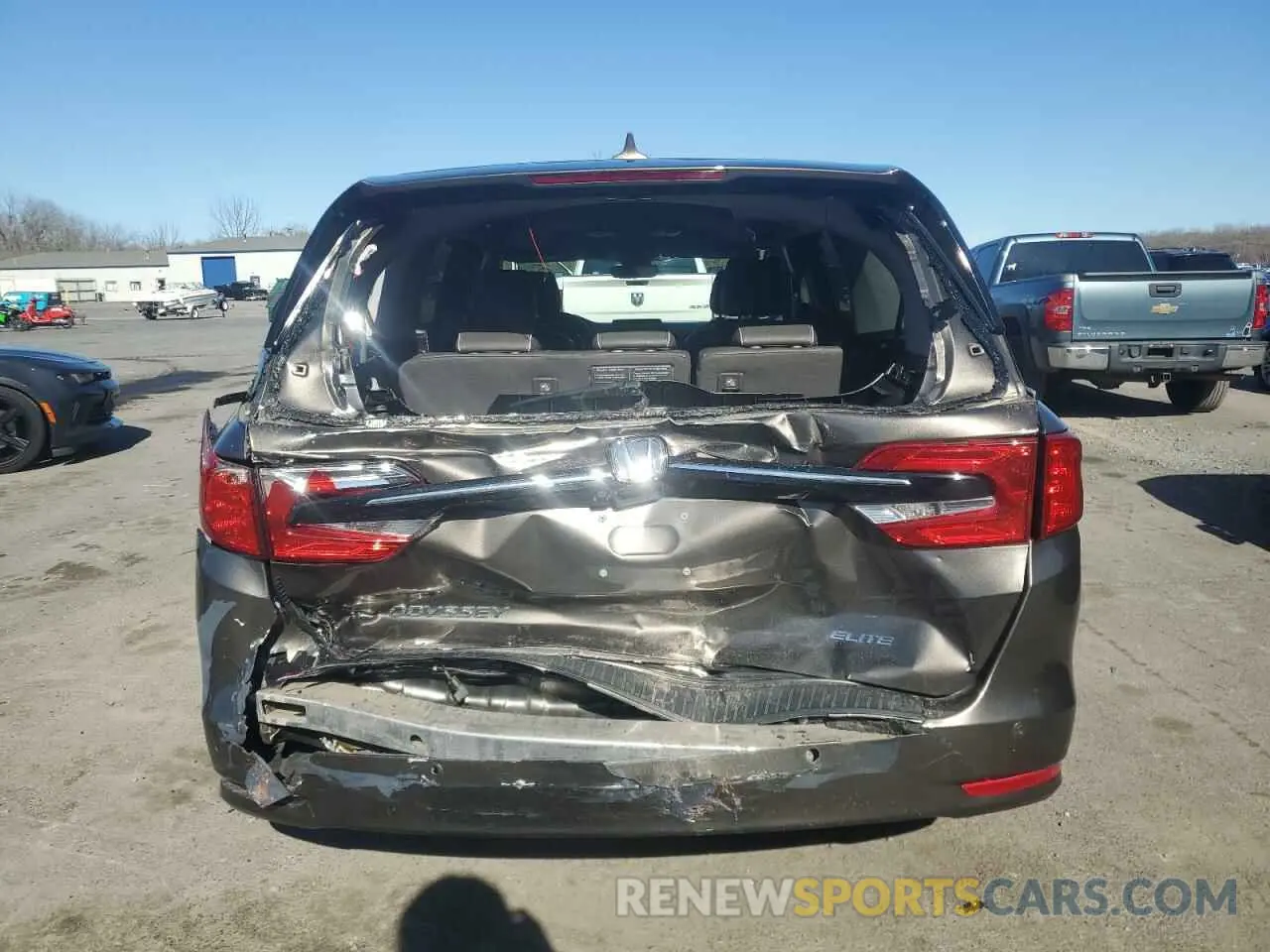 6 fotografías del automóvil dañado 5FNRL6H95NB055184 HONDA ODYSSEY 2022