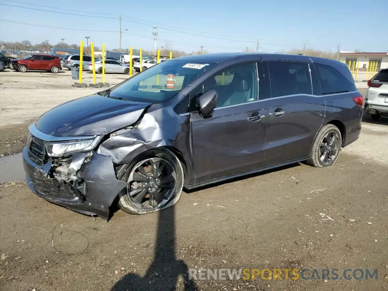 1 fotografías del automóvil dañado 5FNRL6H97NB042002 HONDA ODYSSEY 2022