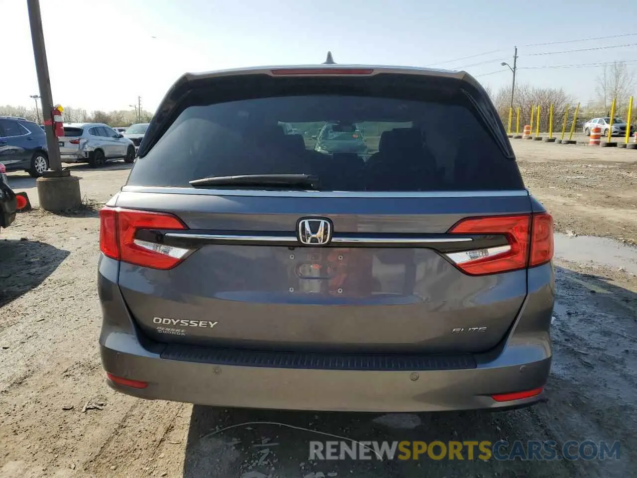 6 fotografías del automóvil dañado 5FNRL6H97NB042002 HONDA ODYSSEY 2022