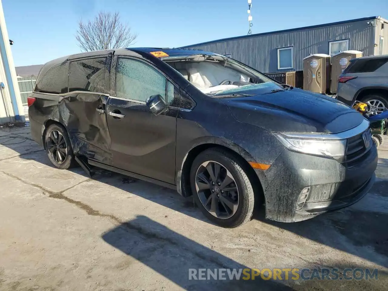 4 fotografías del automóvil dañado 5FNRL6H99NB017814 HONDA ODYSSEY 2022