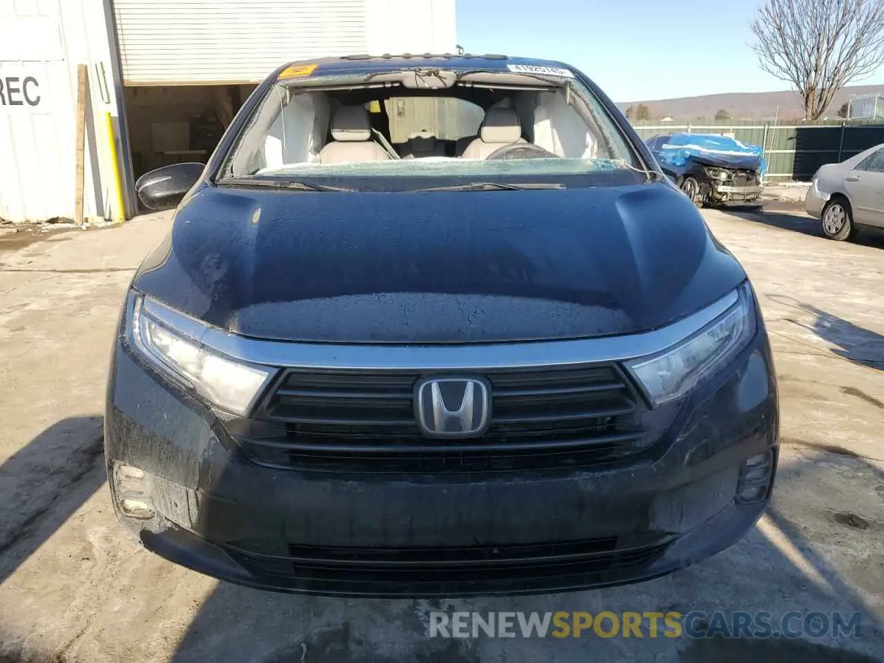 5 fotografías del automóvil dañado 5FNRL6H99NB017814 HONDA ODYSSEY 2022