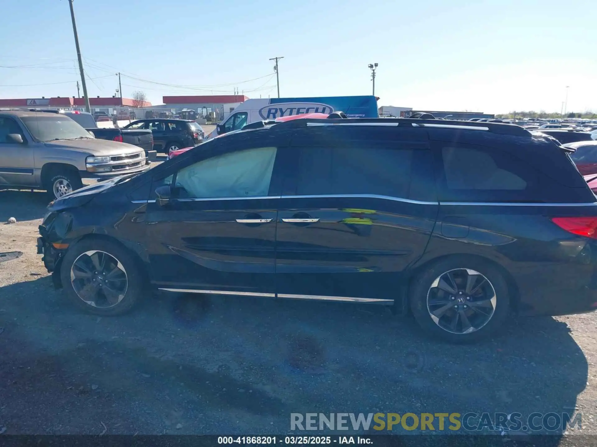 14 fotografías del automóvil dañado 5FNRL6H99NB066589 HONDA ODYSSEY 2022