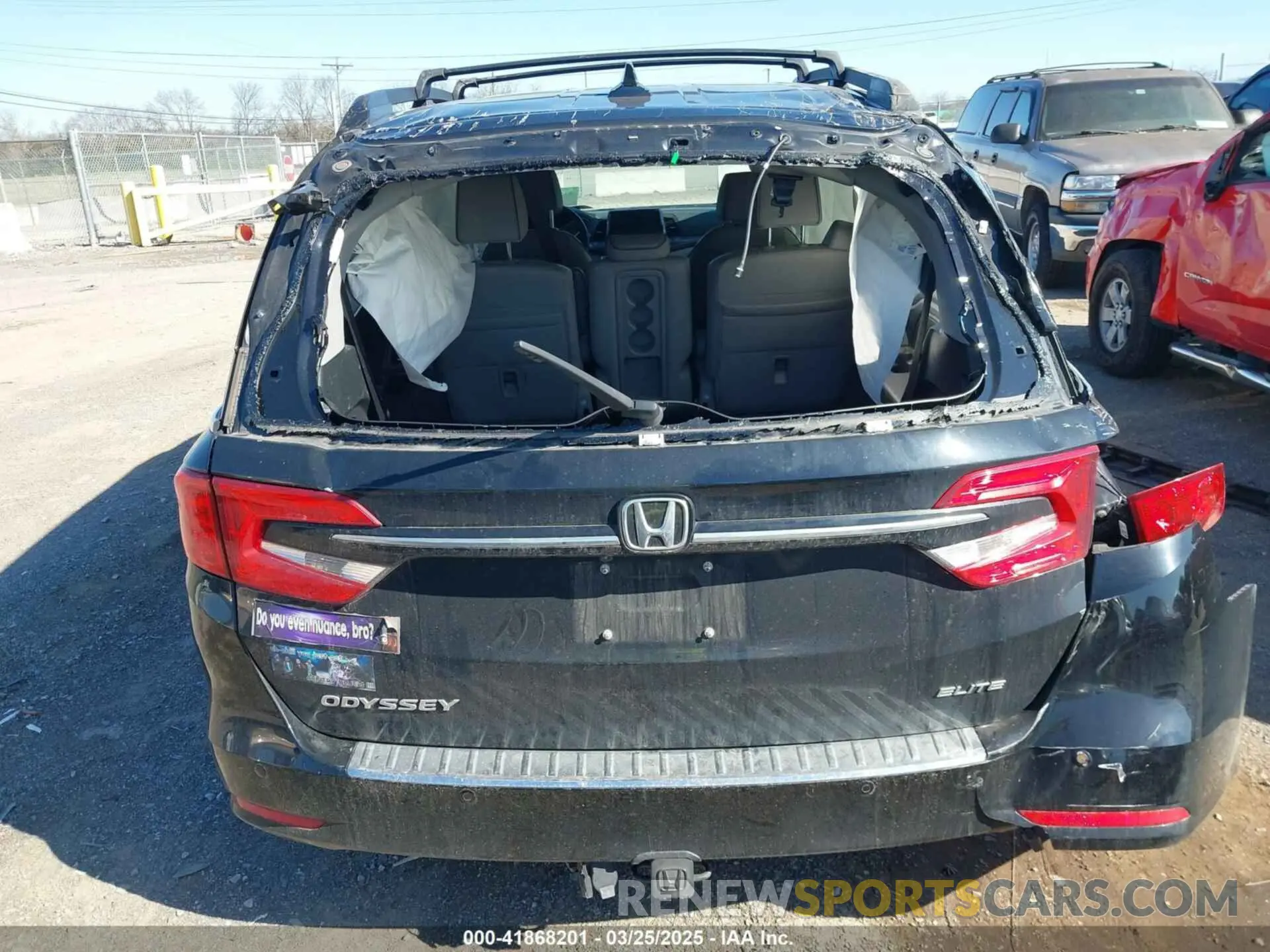 16 fotografías del automóvil dañado 5FNRL6H99NB066589 HONDA ODYSSEY 2022