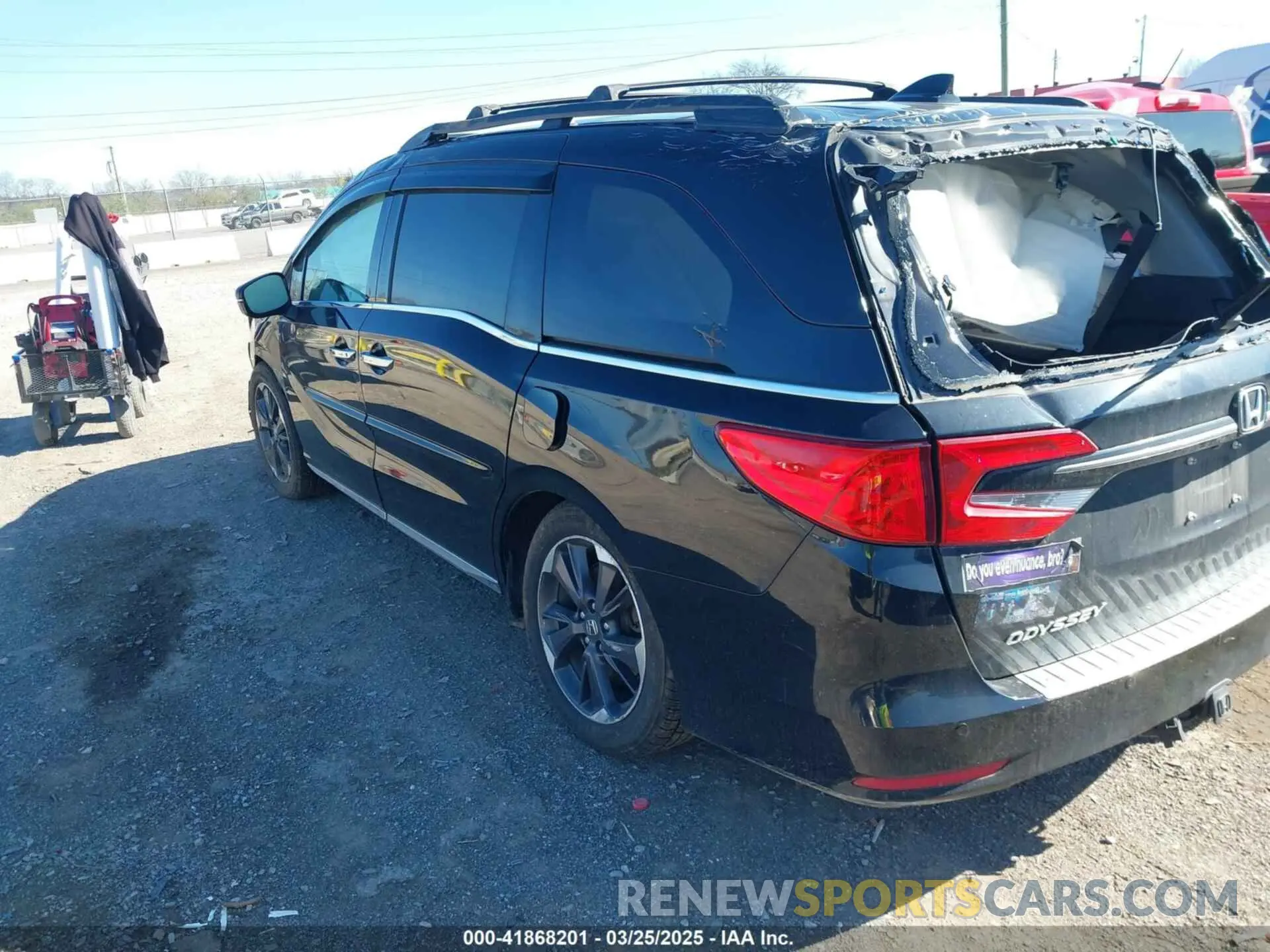 3 fotografías del automóvil dañado 5FNRL6H99NB066589 HONDA ODYSSEY 2022