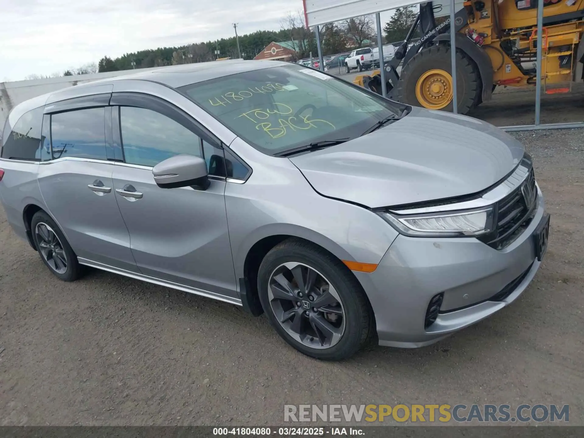 1 fotografías del automóvil dañado 5FNRL6H9XNB055293 HONDA ODYSSEY 2022