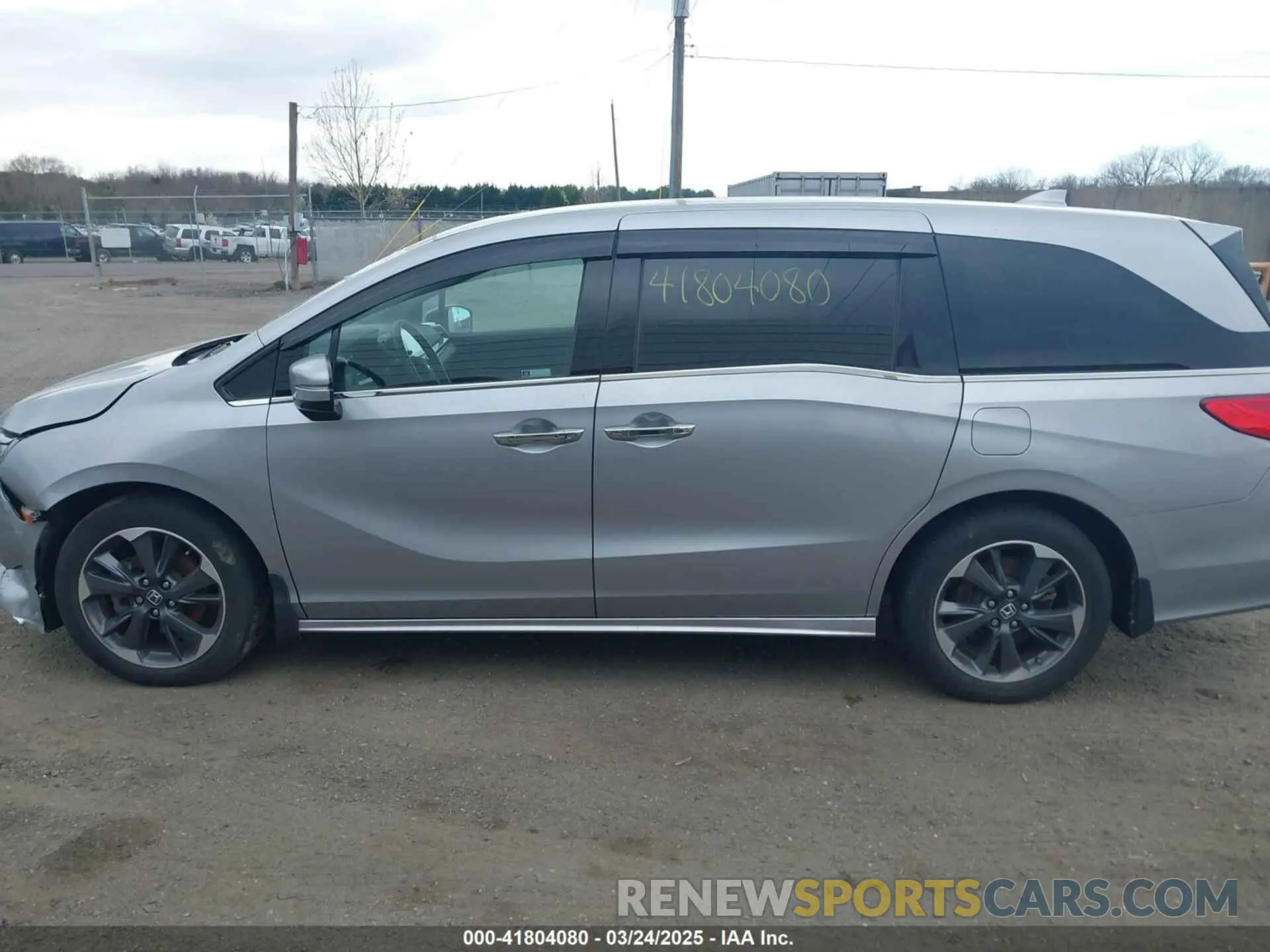 14 fotografías del automóvil dañado 5FNRL6H9XNB055293 HONDA ODYSSEY 2022