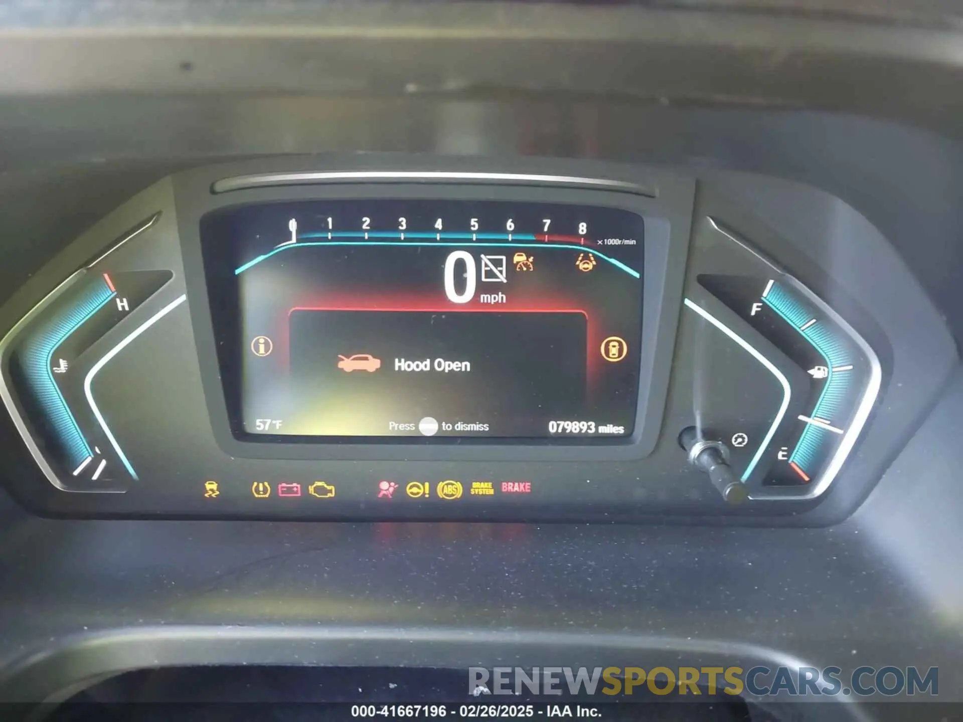 7 fotografías del automóvil dañado 5FNRL6H60PB056011 HONDA ODYSSEY 2023