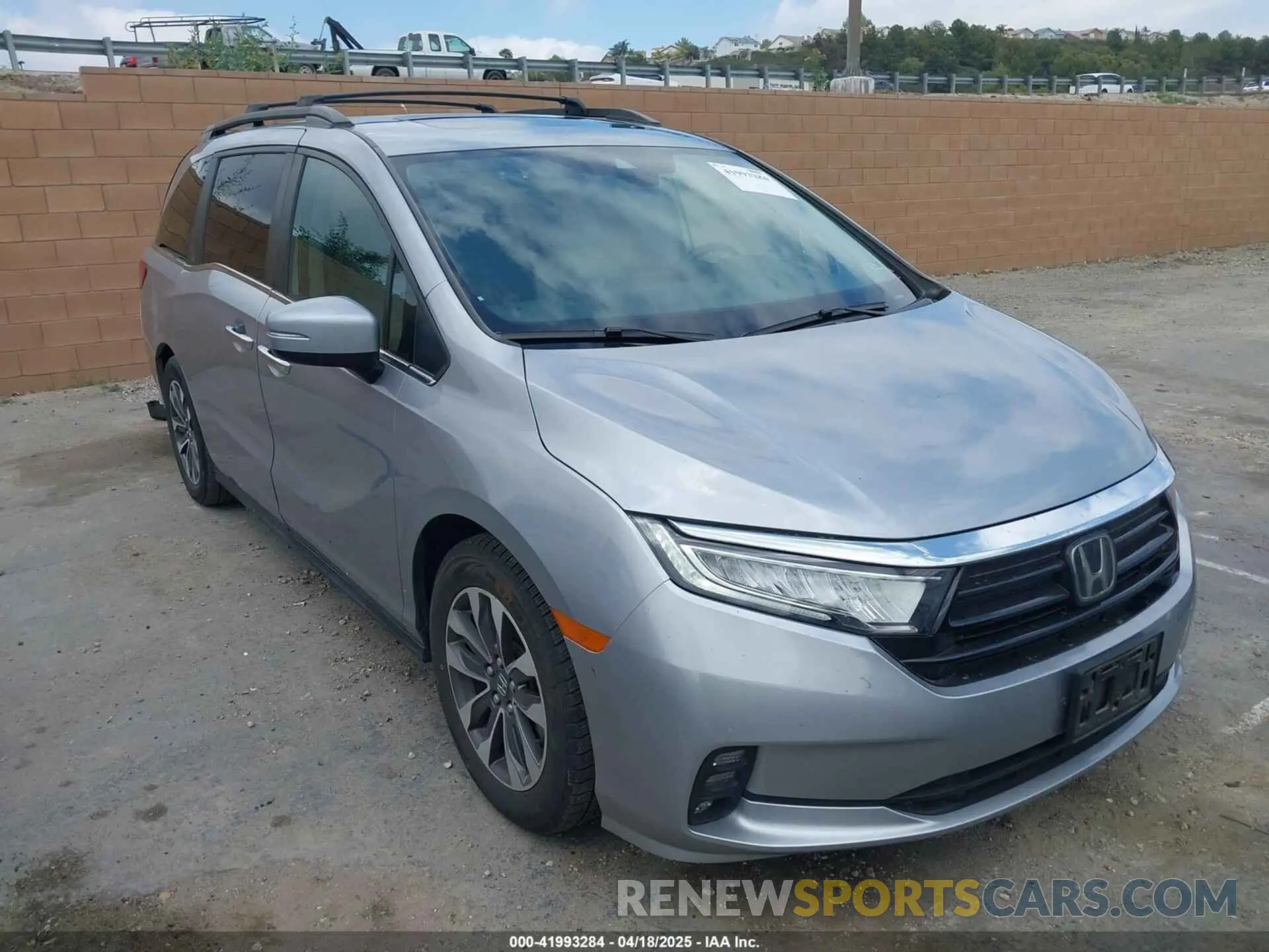 1 fotografías del automóvil dañado 5FNRL6H64PB061373 HONDA ODYSSEY 2023