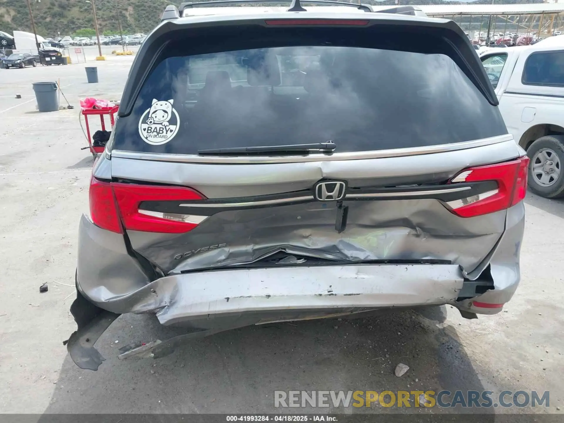 6 fotografías del automóvil dañado 5FNRL6H64PB061373 HONDA ODYSSEY 2023
