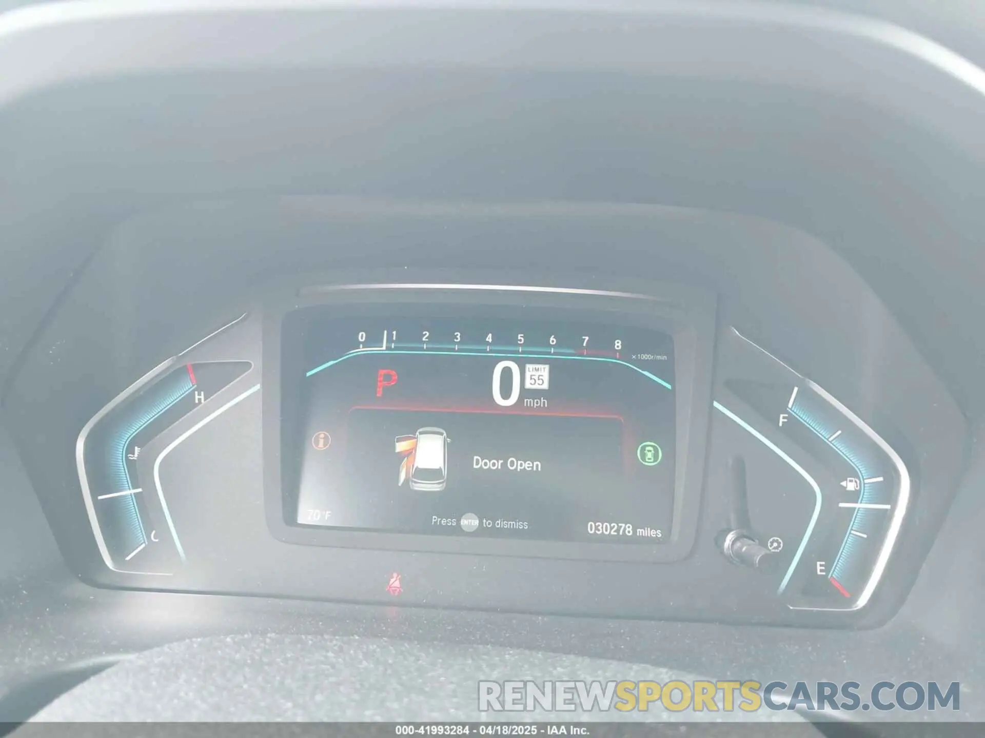 7 fotografías del automóvil dañado 5FNRL6H64PB061373 HONDA ODYSSEY 2023