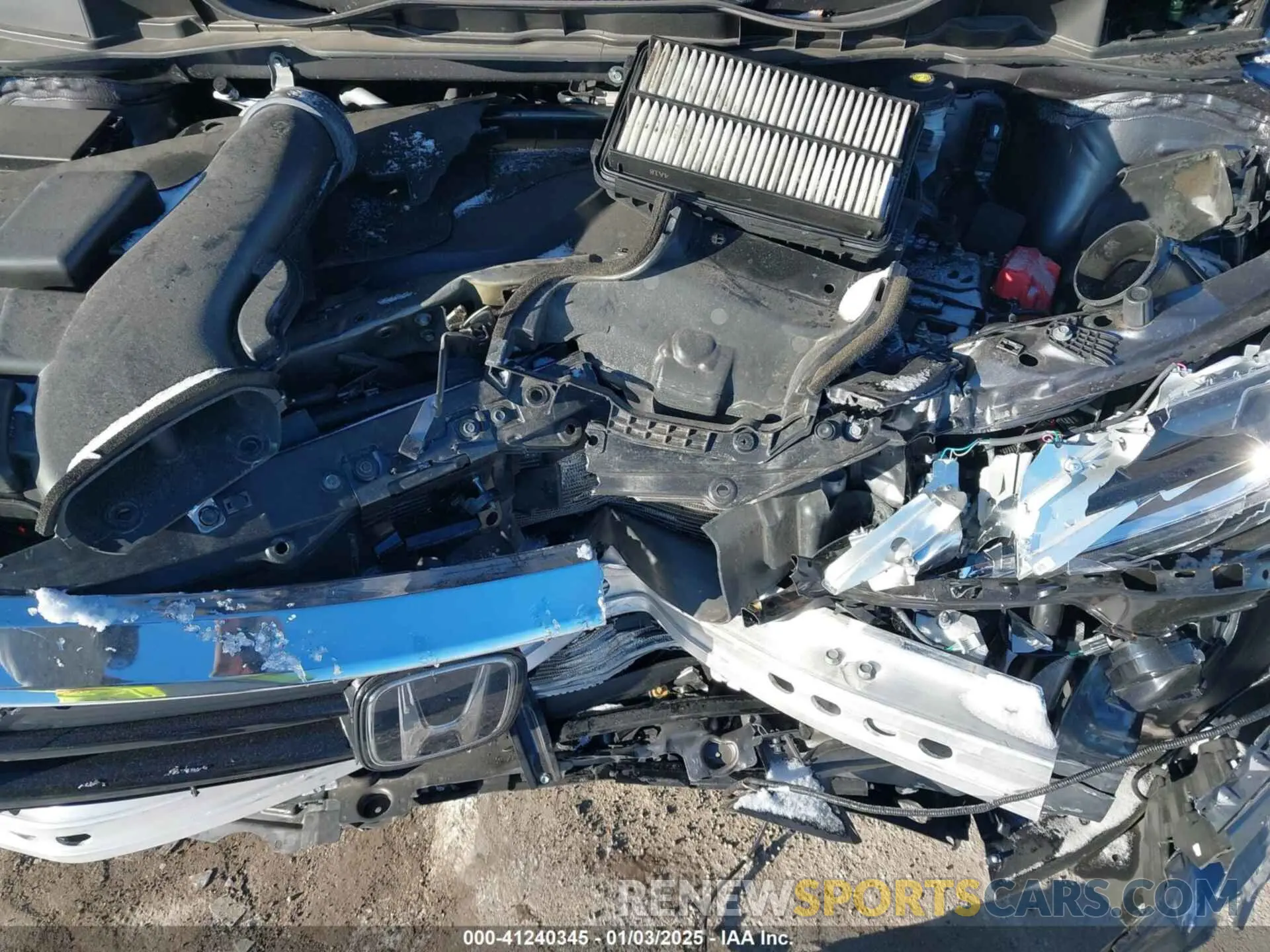 10 fotografías del automóvil dañado 5FNRL6H65PB035588 HONDA ODYSSEY 2023