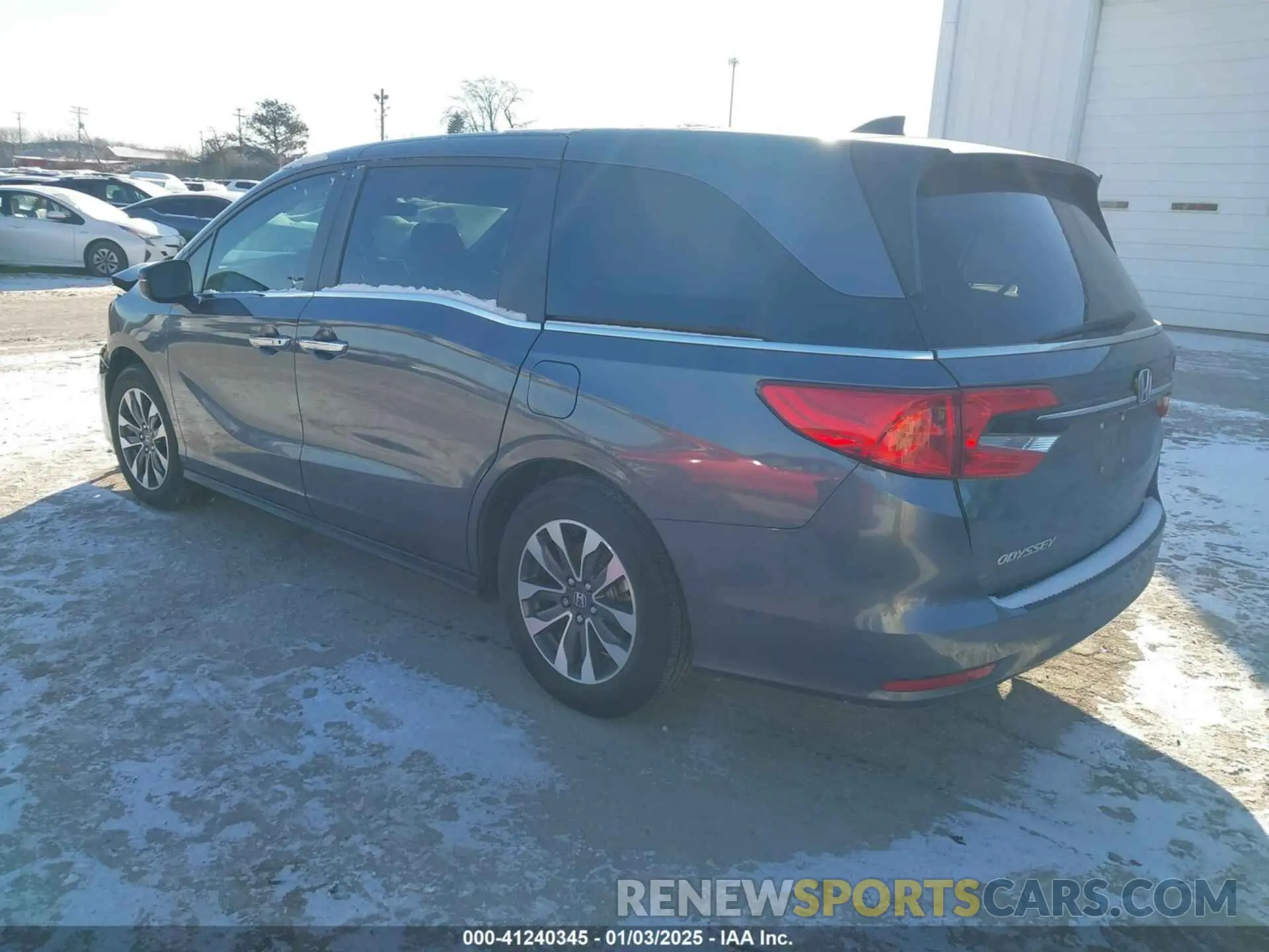 3 fotografías del automóvil dañado 5FNRL6H65PB035588 HONDA ODYSSEY 2023