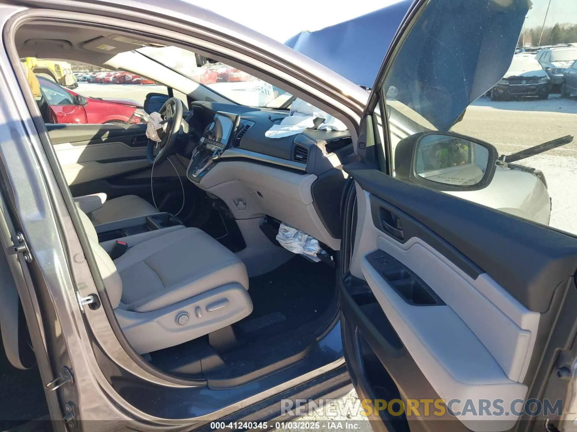 5 fotografías del automóvil dañado 5FNRL6H65PB035588 HONDA ODYSSEY 2023