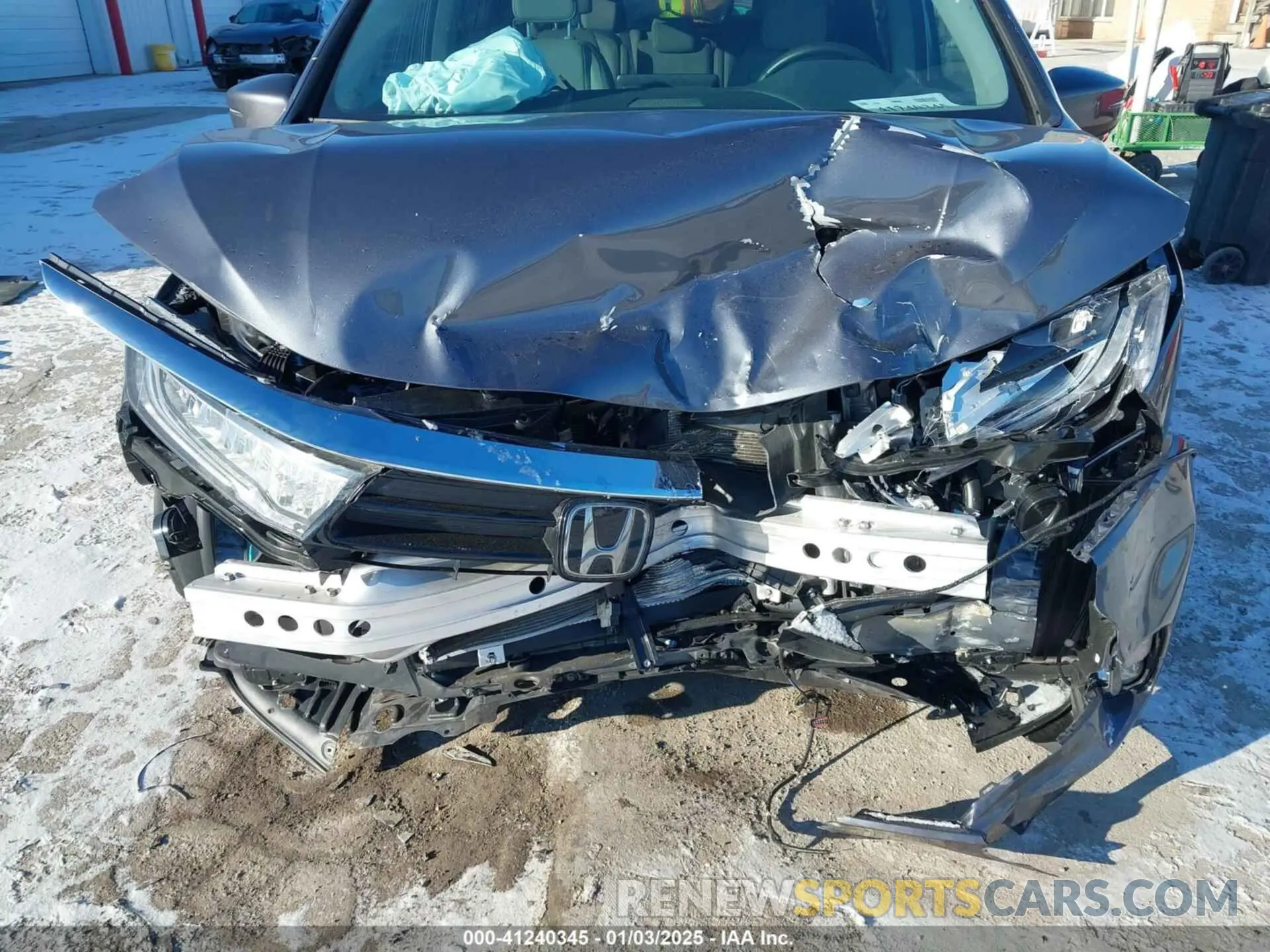 6 fotografías del automóvil dañado 5FNRL6H65PB035588 HONDA ODYSSEY 2023