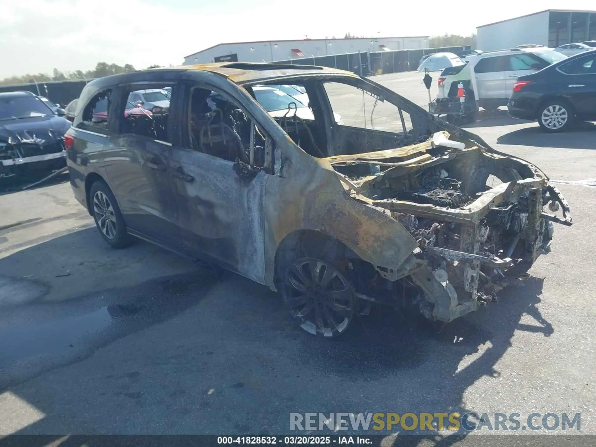 1 fotografías del automóvil dañado 5FNRL6H68PB059755 HONDA ODYSSEY 2023