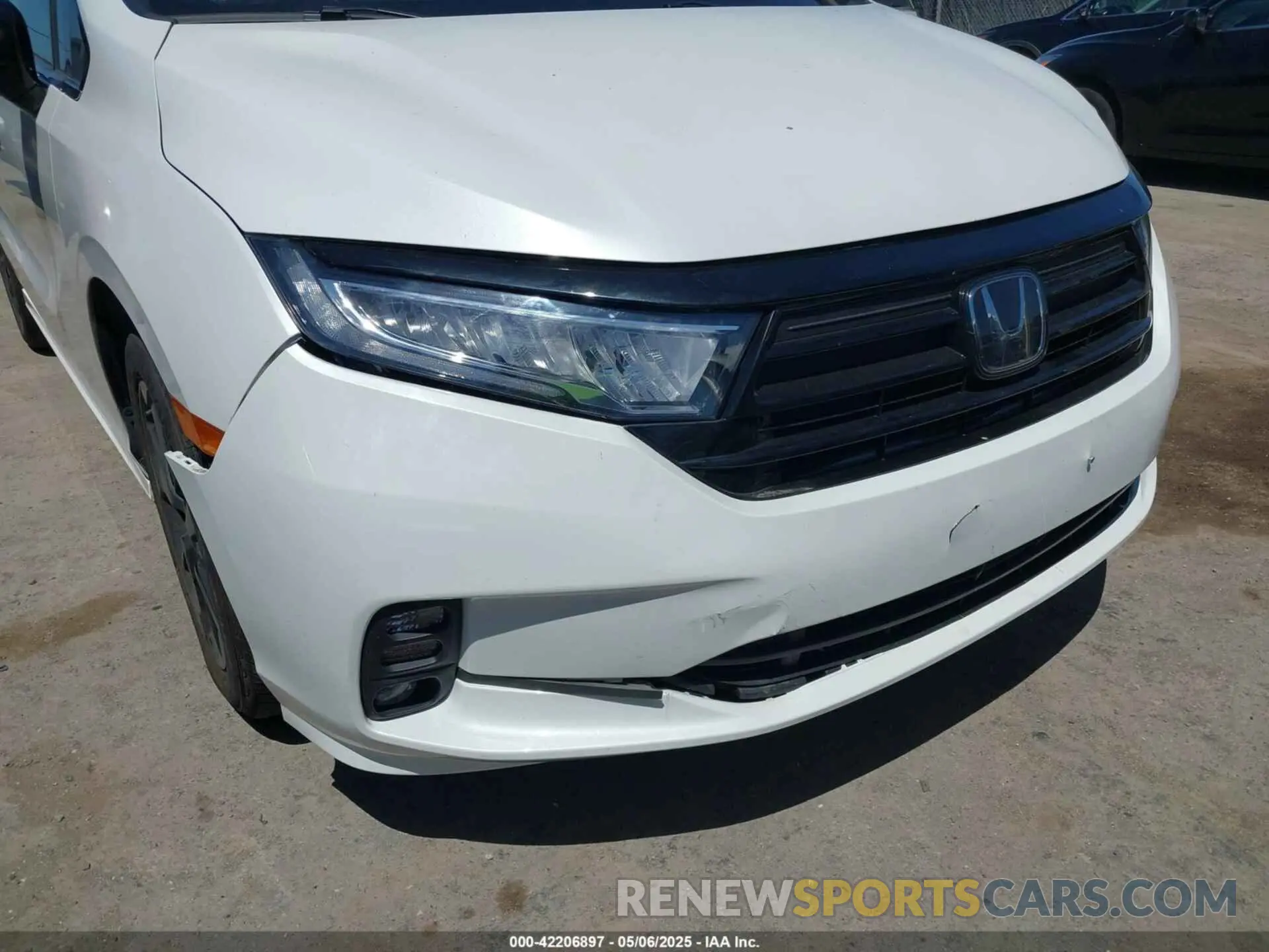 6 fotografías del automóvil dañado 5FNRL6H74PB070034 HONDA ODYSSEY 2023