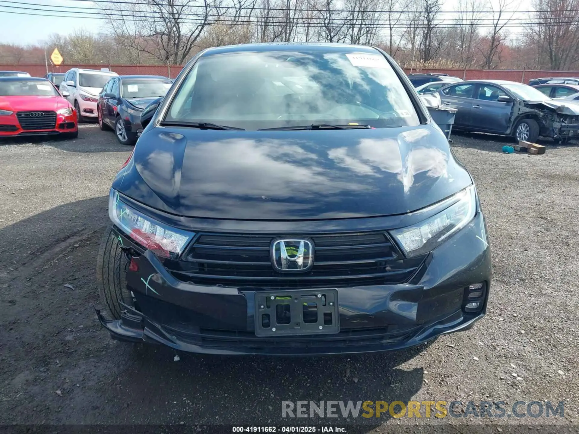 12 fotografías del automóvil dañado 5FNRL6H79PB075326 HONDA ODYSSEY 2023
