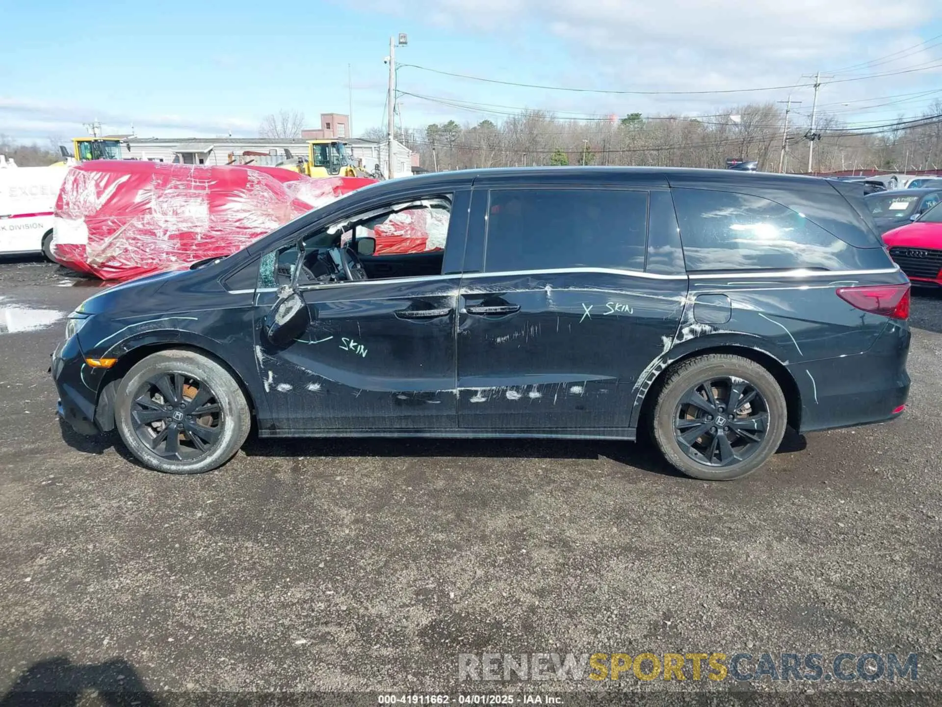 14 fotografías del automóvil dañado 5FNRL6H79PB075326 HONDA ODYSSEY 2023