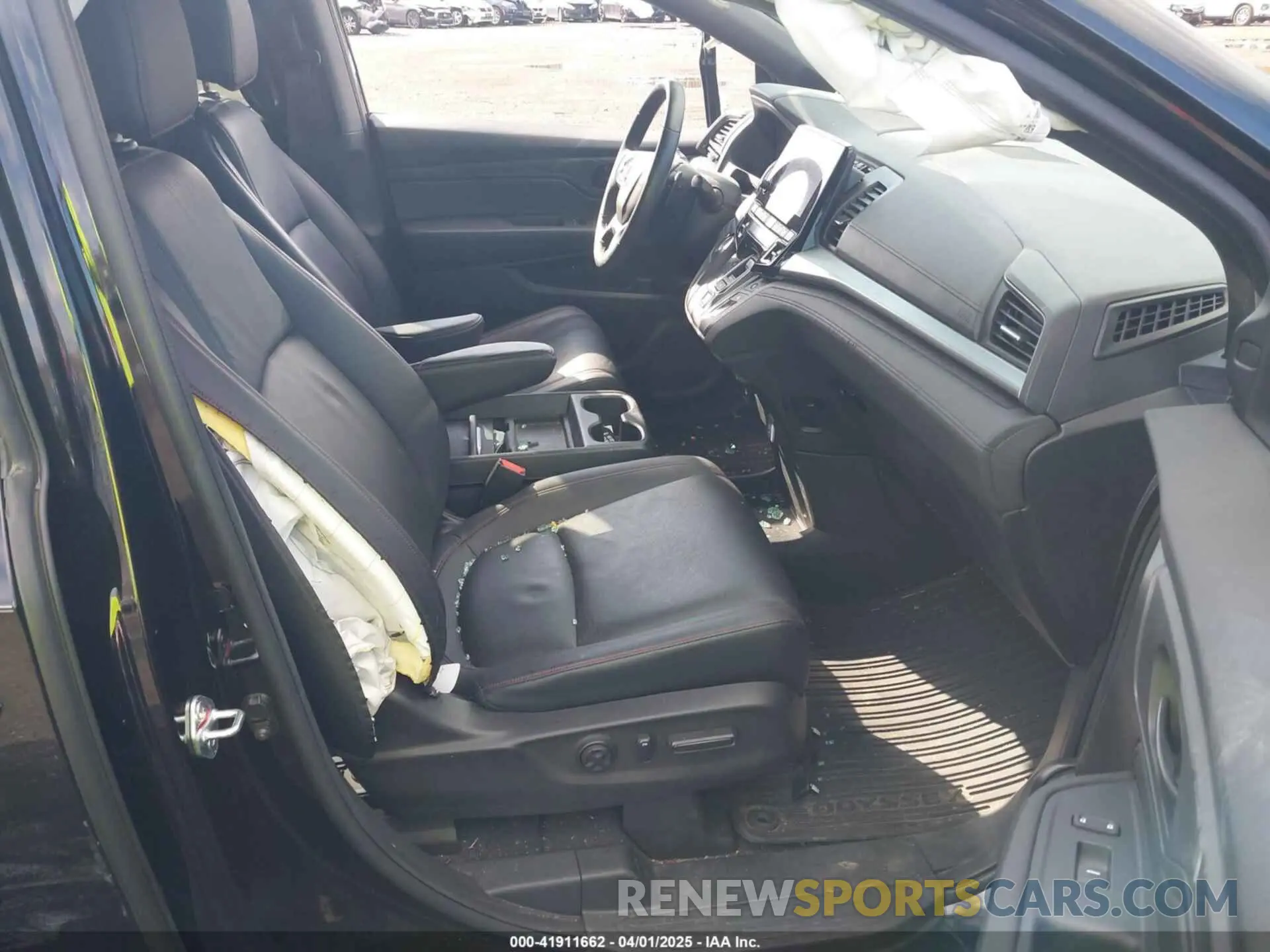 5 fotografías del automóvil dañado 5FNRL6H79PB075326 HONDA ODYSSEY 2023